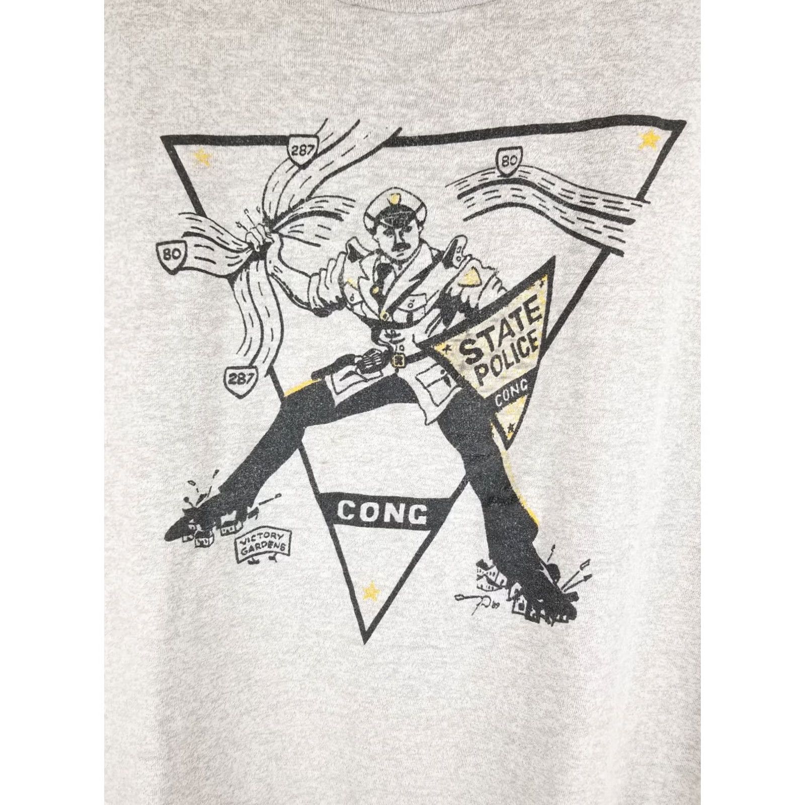 Vintage VINTAGE STATE POLICE HIGHWAY PATROL I-80 I-287 GRAPHIC T-SHIRT SZ XXLARGE Shirt Men Gray Cotton 80s 90s Police Graphic T-Shirt XXL Boy? Size US XXL / EU 58 / 5 - 2 Thumbnail