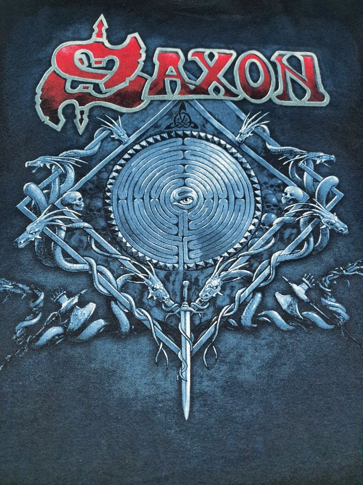 Anvil × Band Tees 🌈S A X O N - L 🎼 Size US L / EU 52-54 / 3 - 2 Thumbnail