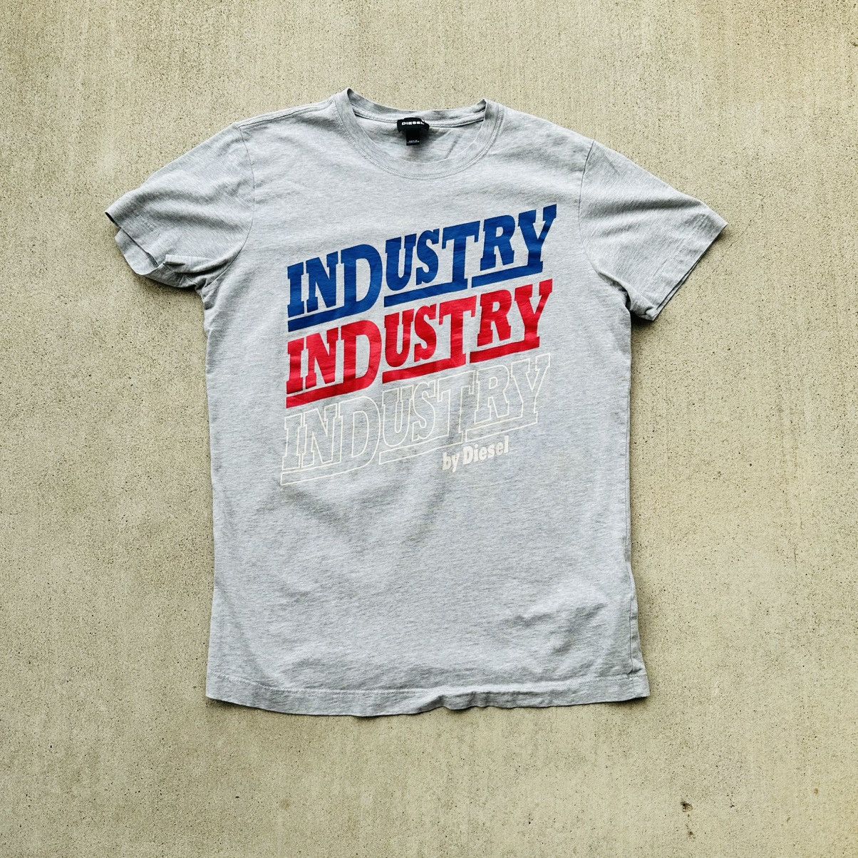 Diesel Diesel T Shirt Men Size Small Gray Spell Out Graphic Size US S / EU 44-46 / 1 - 1 Thumbnail
