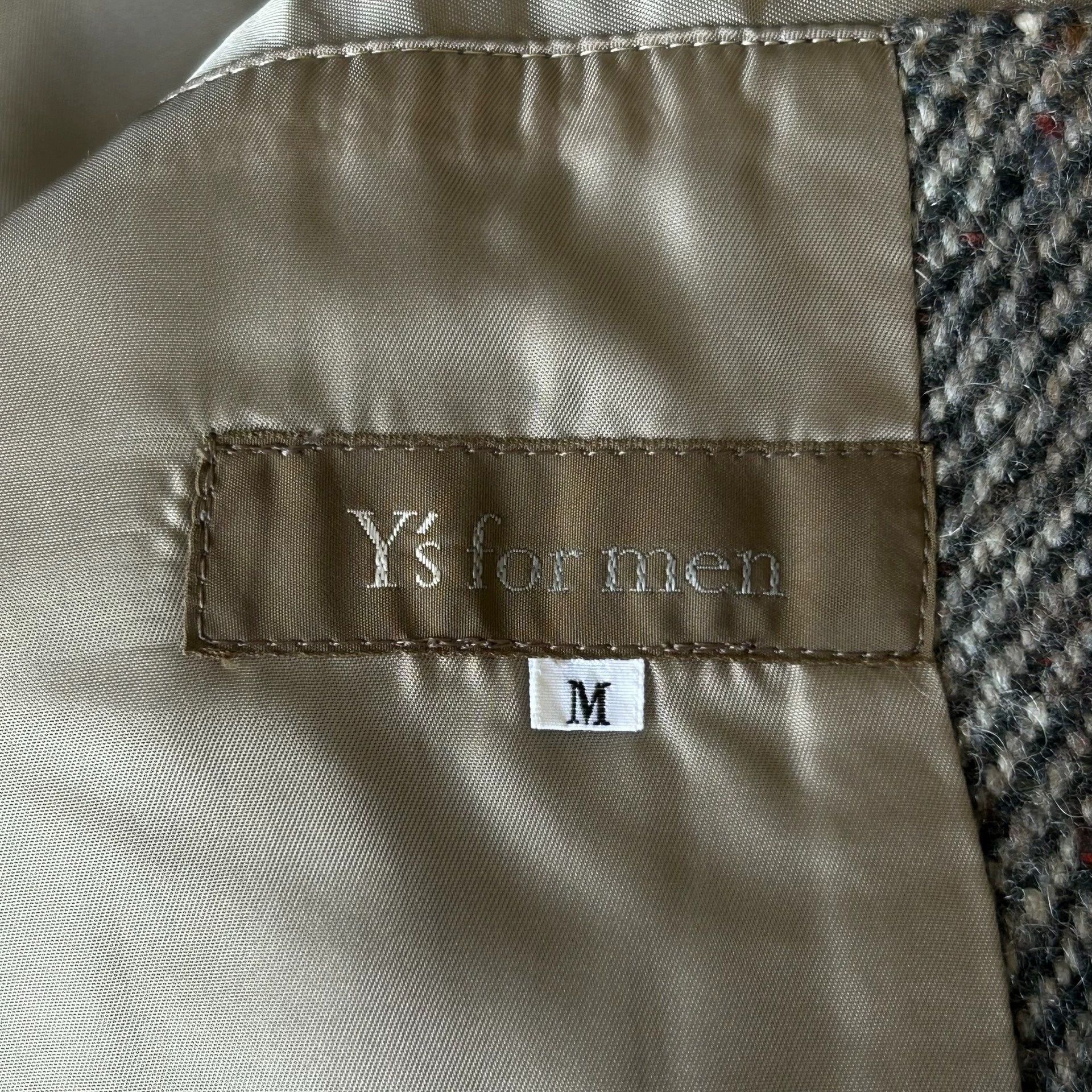 Yohji Yamamoto Yohji Yamamoto 90s Y's Mens Flecked Tweed Blazer Size US M / EU 48-50 / 2 - 5 Thumbnail
