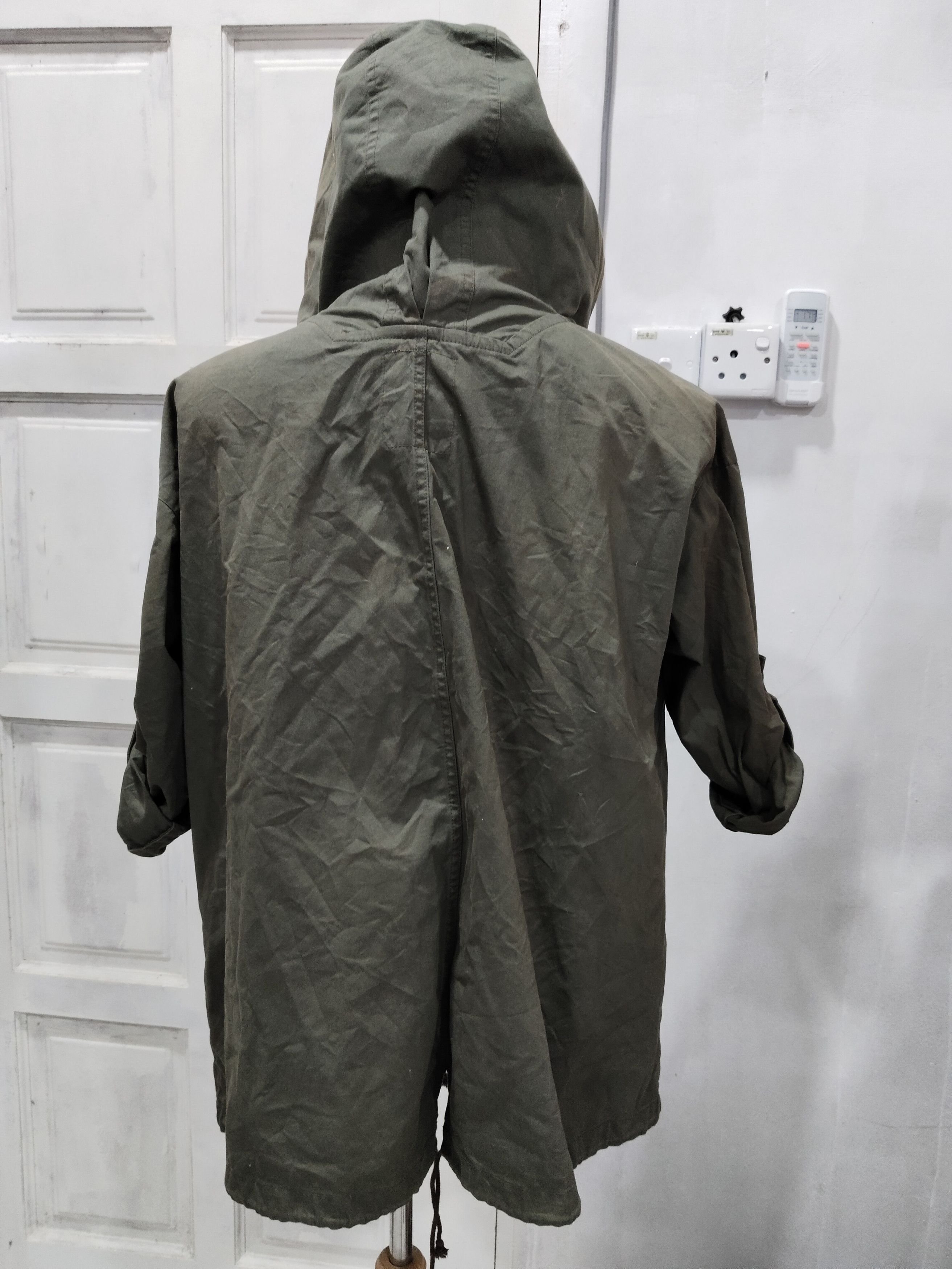 If Six Was Nine × Japanese Brand Nombre Impair Hooded Army Green Parka Size US XL / EU 56 / 4 - 4 Thumbnail