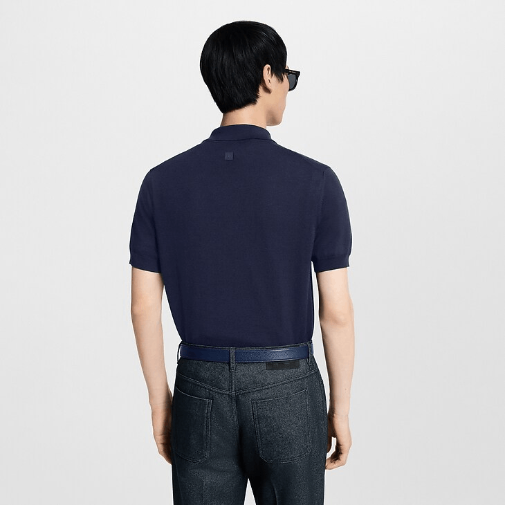 Louis Vuitton Signature Silk-Blend Short-Sleeved Polo Shirt Size US S / EU 44-46 / 1 - 3 Thumbnail