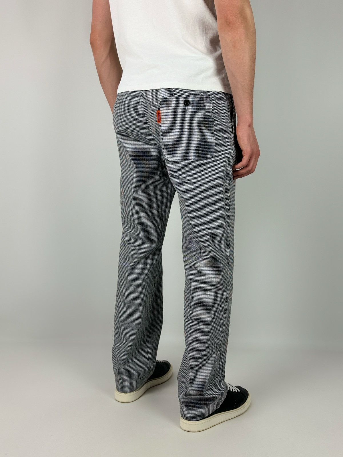 Vintage Y2K Vintage Lutteurs Houndstooth Work Pants Size US 32 / EU 48 - 3 Thumbnail