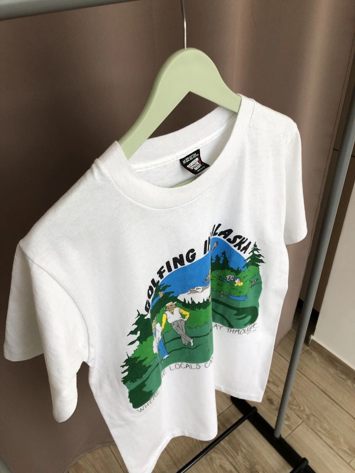 Other Golfing in Alaska 1993 T-Shirt Screen Stars Best Size M Rare Size US M / EU 48-50 / 2 - 6 Thumbnail