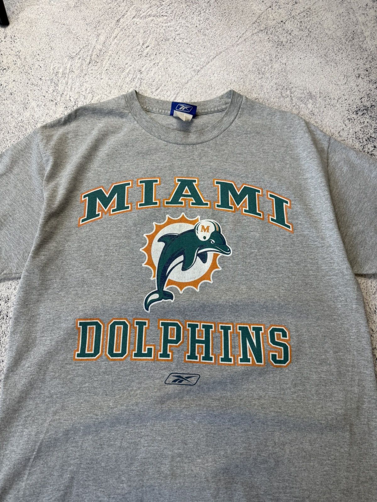NFL Vintage 90s Starter Miami Dolphins Large Made In USA TShirt Size US L / EU 52-54 / 3 - 5 Thumbnail