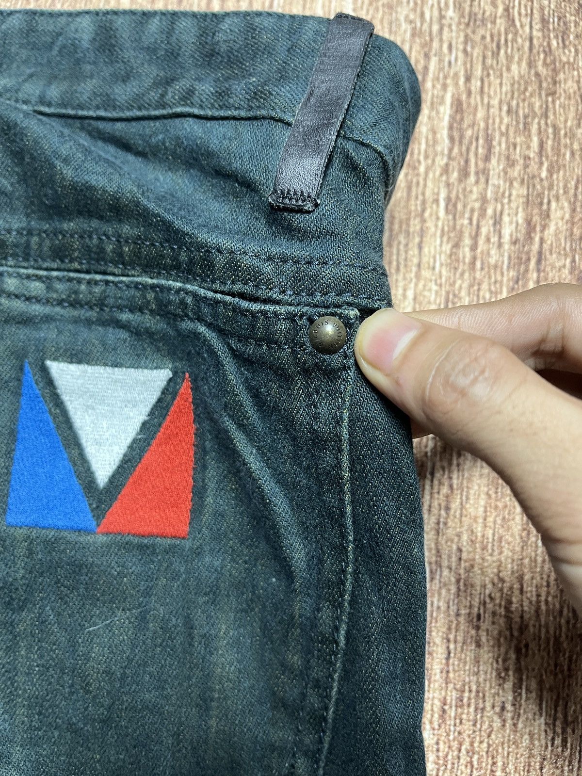 Louis Vuitton Vintage Louis Vuitton faded denim jeans Size US 29 - 4 Thumbnail