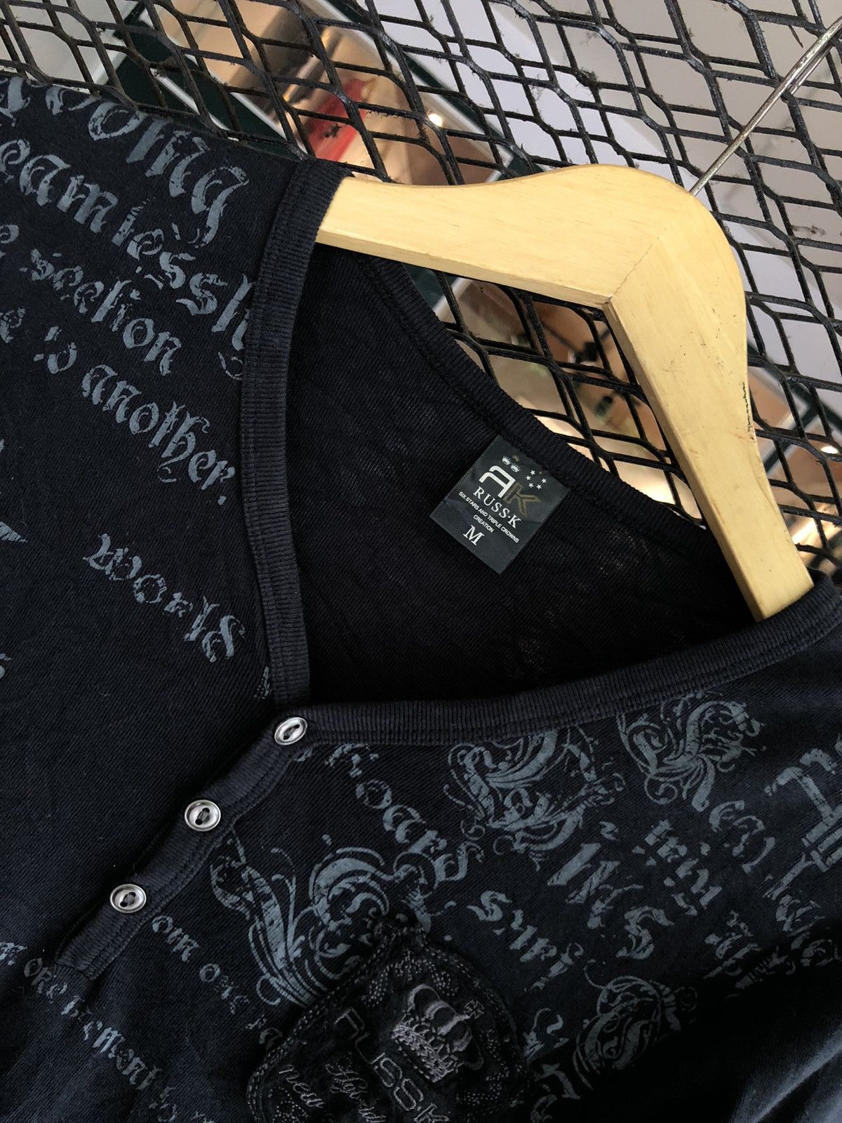 If Six Was Nine × Japanese Brand × Le Grande Bleu (L.G.B.) JAPANESE RUSS-K POEM LONGSLEEVE Size US M / EU 48-50 / 2 - 5 Thumbnail