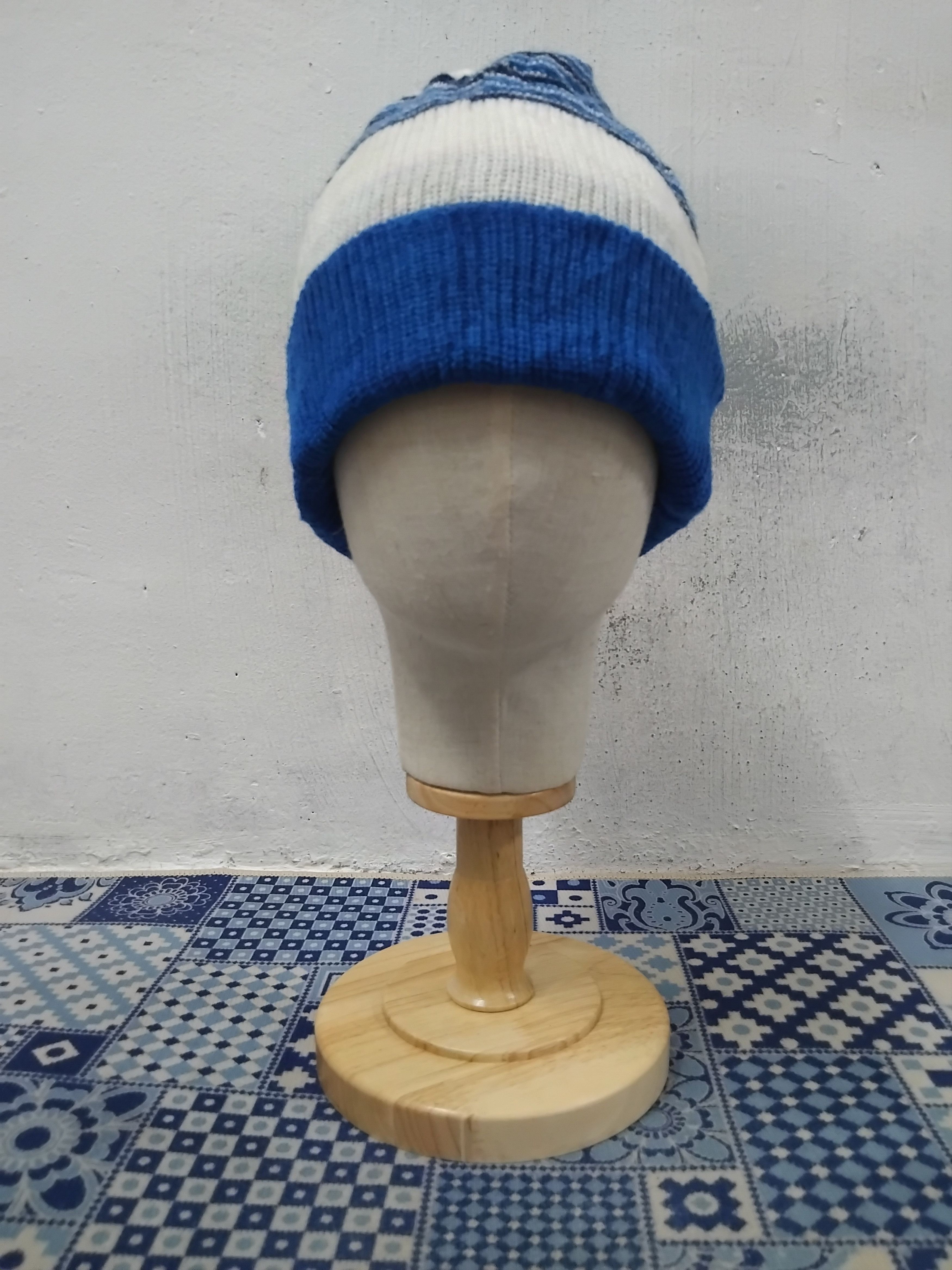 Japanese Brand 💥Unnamed Blue cream colour Japanese style beanie Size ONE SIZE - 2 Thumbnail
