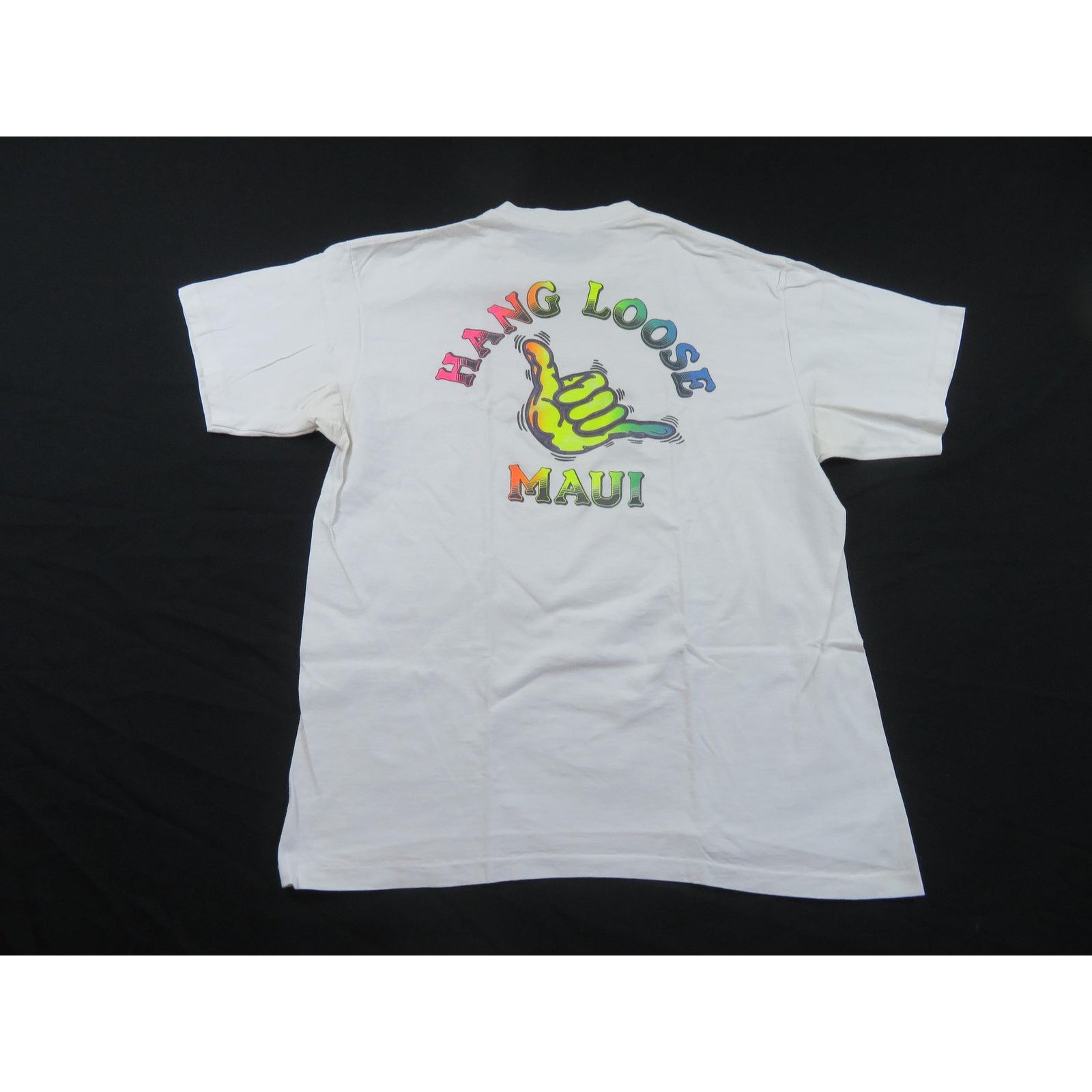 Other Hang Loose Hawaii Maui White T-shirt Sz XL 1990s Size US XL / EU 56 / 4 - 1 Thumbnail
