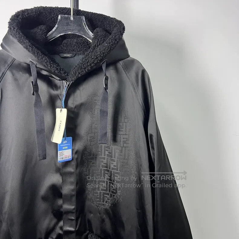 Fendi Fendi Solid double-F hooded coat Size US M / EU 48-50 / 2 - 3 Thumbnail