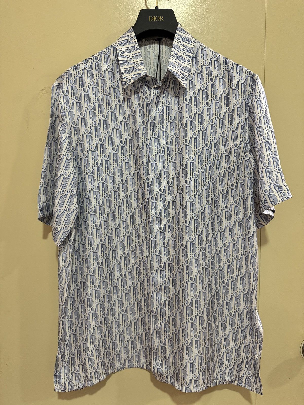 Dior Dior Oblique Silk Shirt Size US S / EU 44-46 / 1 - 1 Thumbnail