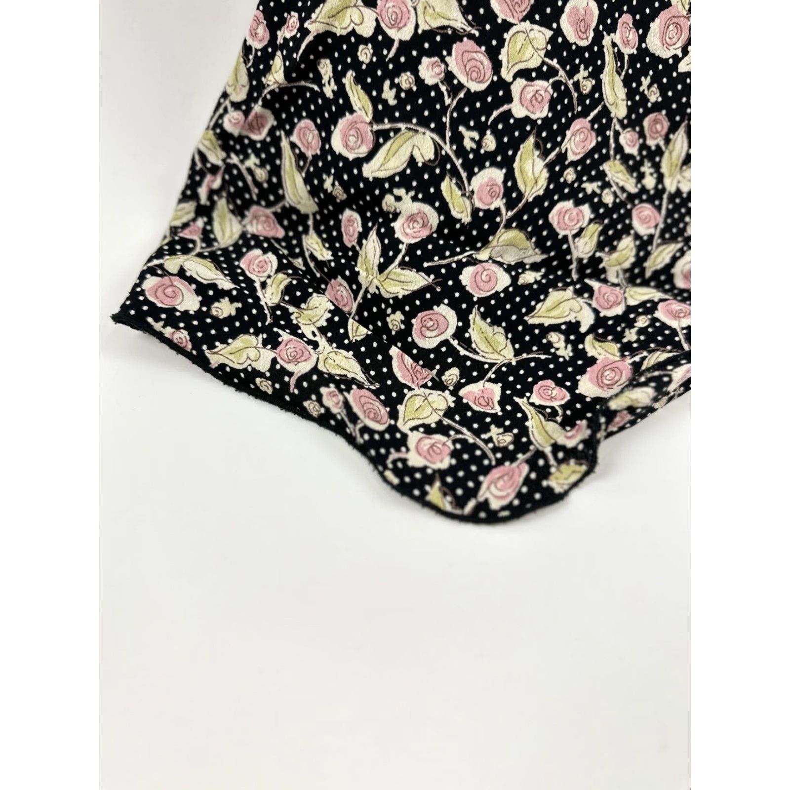 Vintage Dollz & Dames Dress Women’s XS Black Floral Pinup Wrap Midi Dress Womens XS Black Floral Pinup Wrap Midi Size XS / US 0-2 / IT 36-38 - 4 Thumbnail
