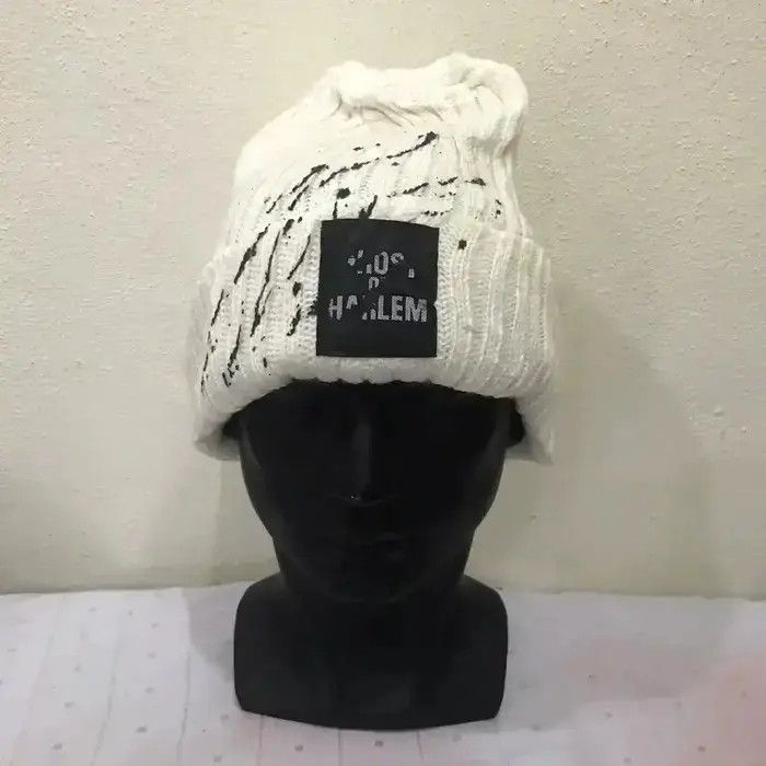 Vintage Ghost Of Harlem Plain Beanie Hat Size ONE SIZE - 2 Thumbnail