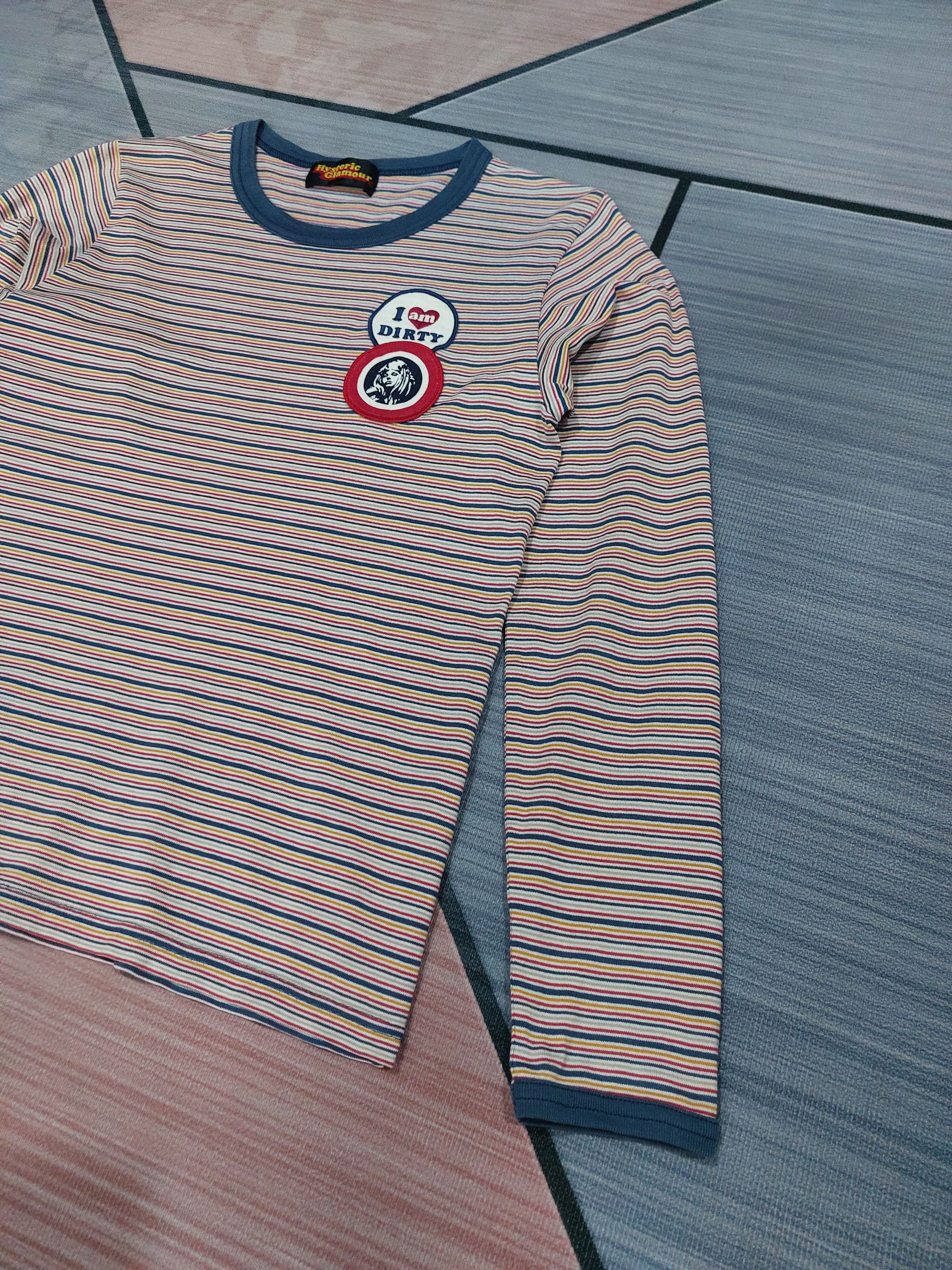 Hysteric Glamour × If Six Was Nine × Japanese Brand HYSTERIC GLAMOUR "I AM DIRTY" STRIPE T Size S / US 4 / IT 40 - 3 Thumbnail