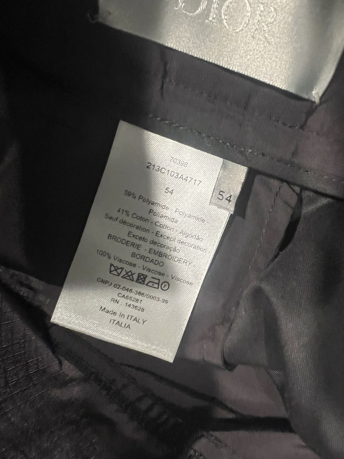 Dior Dior tech fabric pants rip stop . 54/38. $1650 Size US 38 / EU 54 - 10 Thumbnail