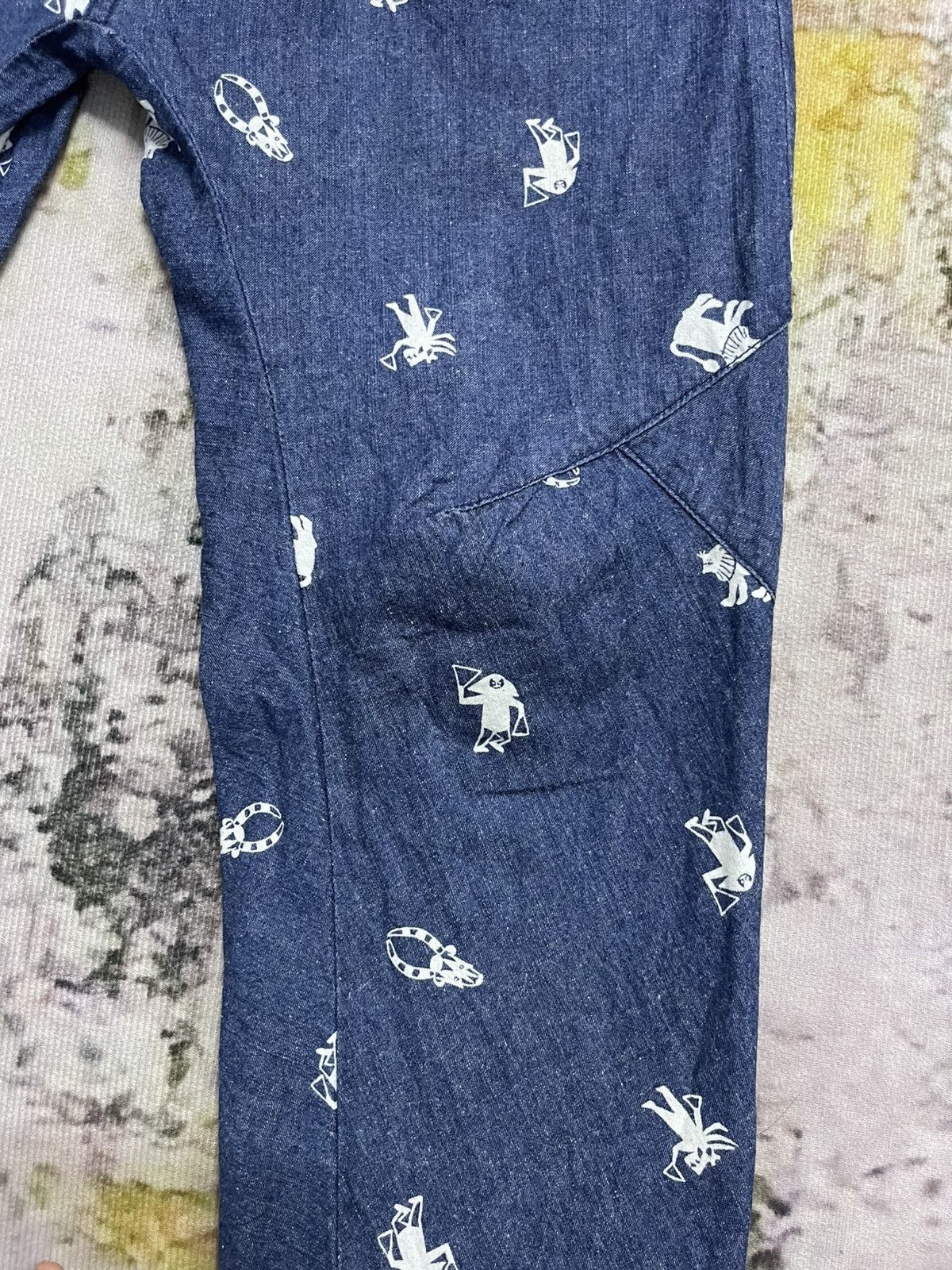 Issey Miyake × Japanese Brand × Ne-Net Ne-net By Issey Miyake Jeans Printed Size US 30 / EU 46 - 7 Thumbnail