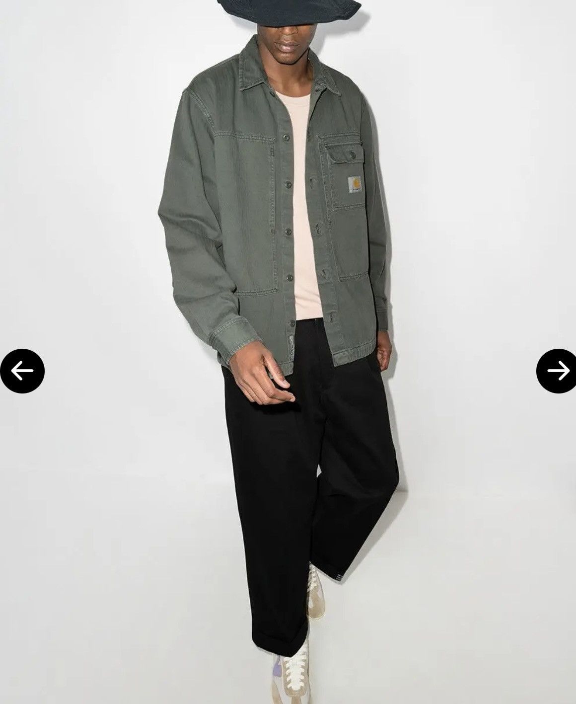 Carhartt Wip CARHARTT WIP Charter Logo Patch Overshirt Size US XL / EU 56 / 4 - 6 Thumbnail