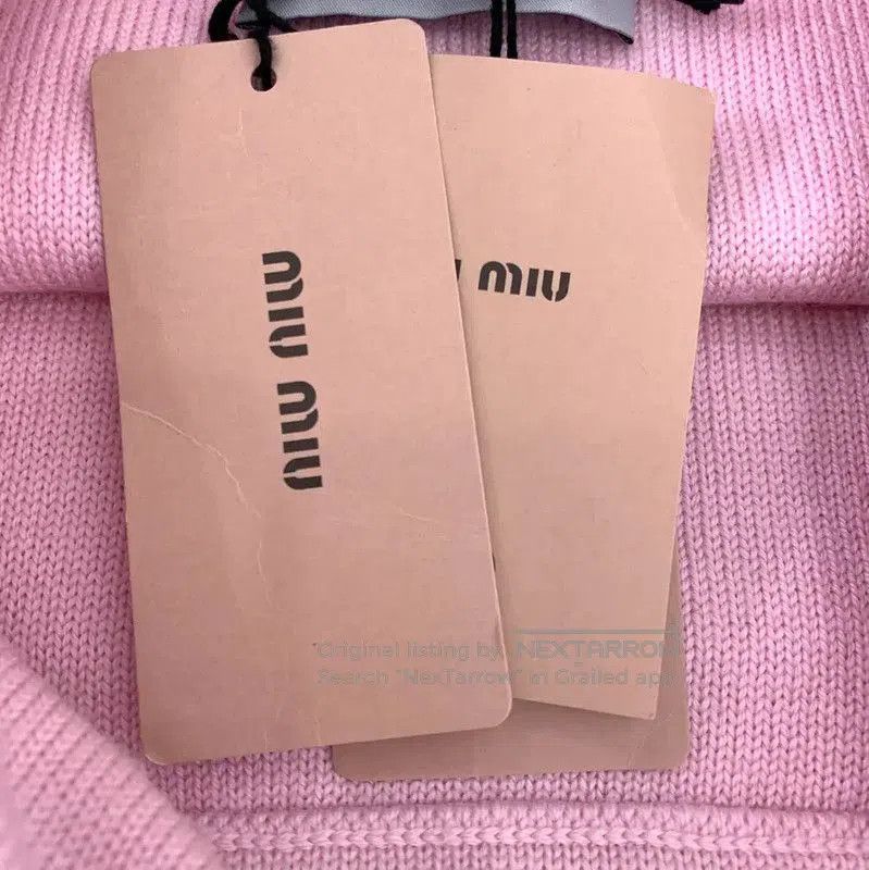 Miu Miu Miu Miu Pink Wool Mini Skirt . Size 22" - 8 Thumbnail