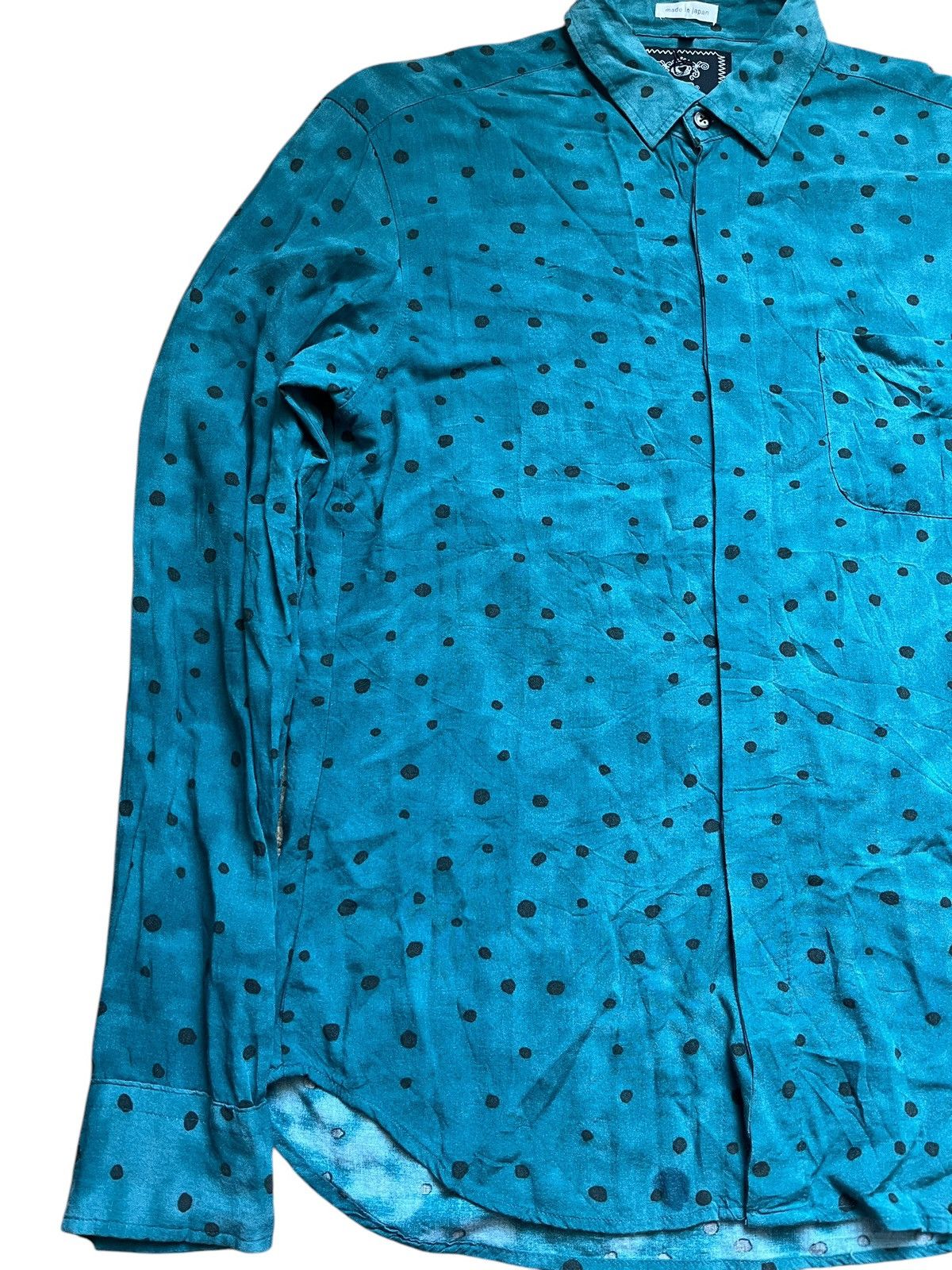 Designer × Japanese Brand GGD Grand Global Design Rayon Polkadot Button up Size US M / EU 48-50 / 2 - 4 Thumbnail