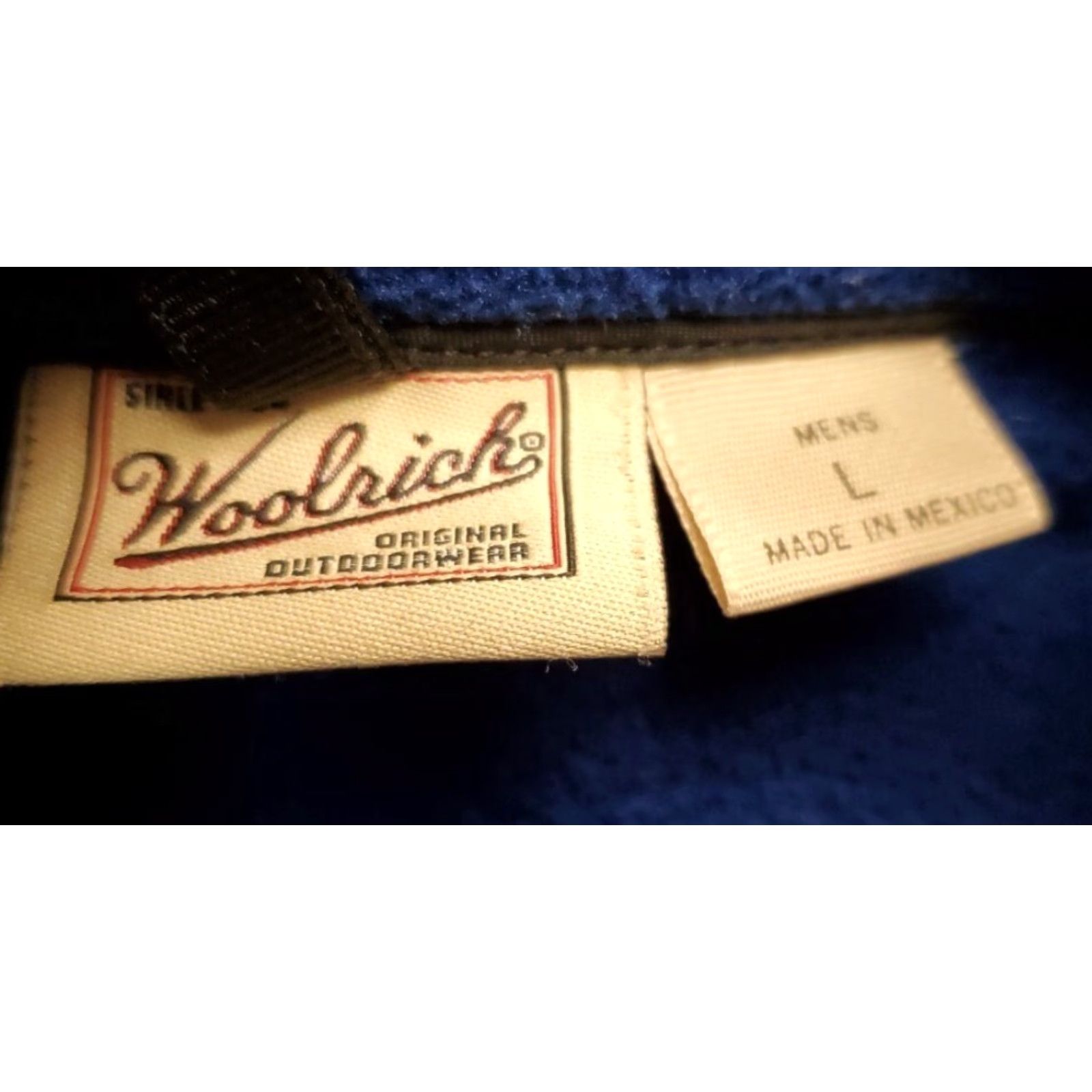 Vintage VINTAGE Woolrich Jacket Mens L Blue Polartec Fleece Full Zip Outdoors Gorp Size US L / EU 52-54 / 3 - 4 Thumbnail