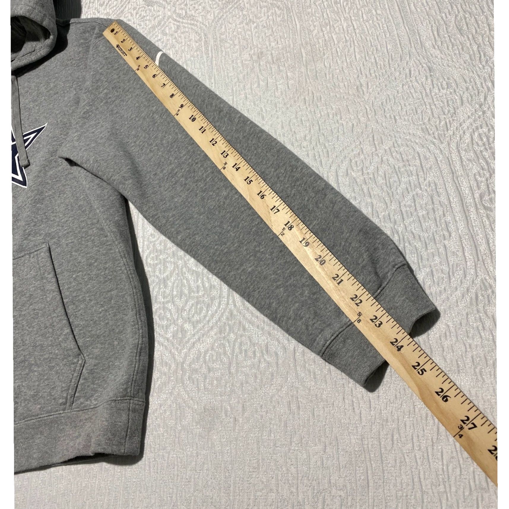 Nike VINTAGE Nike NFL Dallas Cowboys Star Logo Hoodie Sweatshirt Grey Men's Medium Size US M / EU 48-50 / 2 - 8 Thumbnail