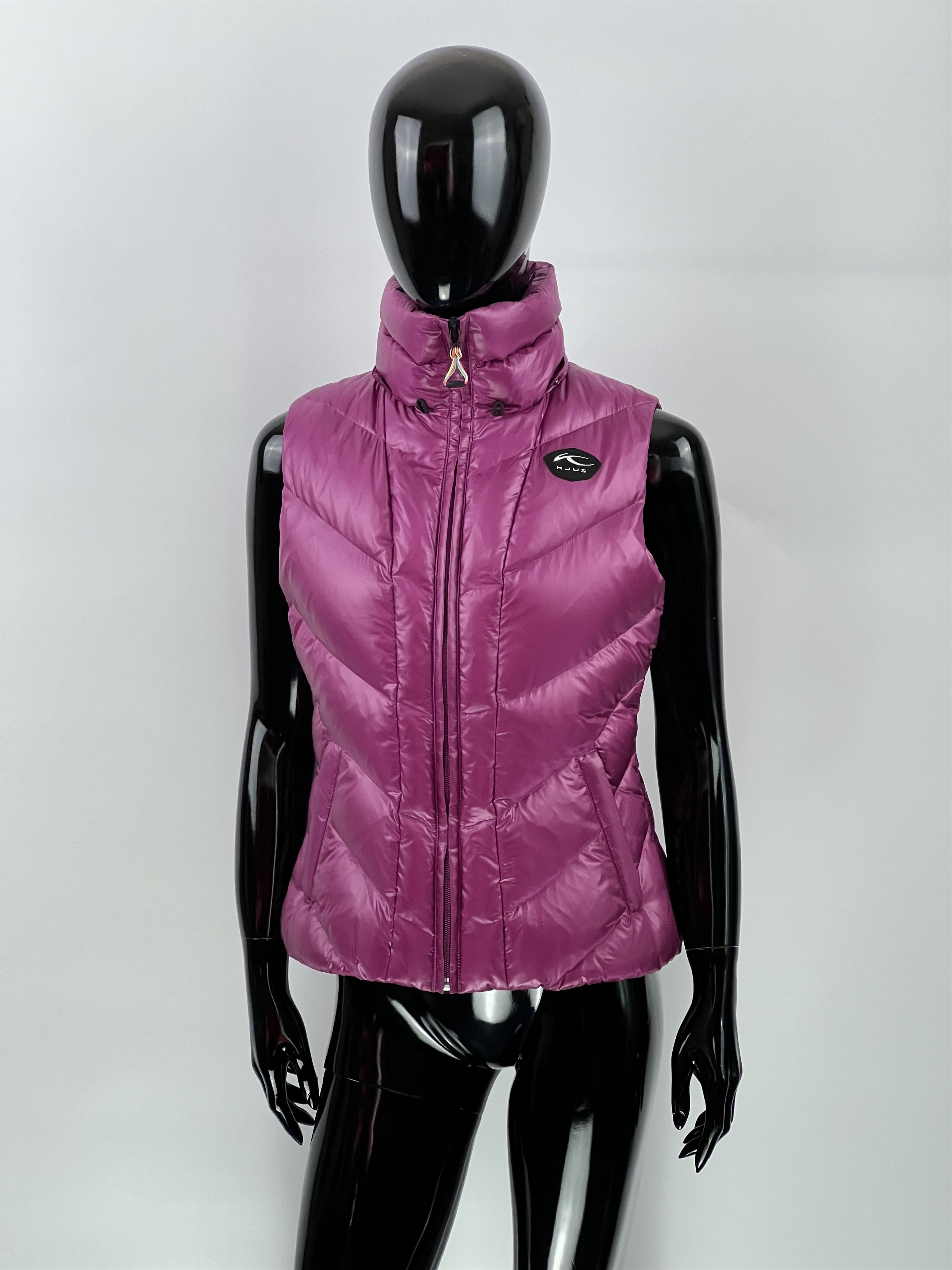 KJUS Kjus Women's Down Hooded Vest Puffer Size 36/S Size S / US 4 / IT 40 - 4 Thumbnail