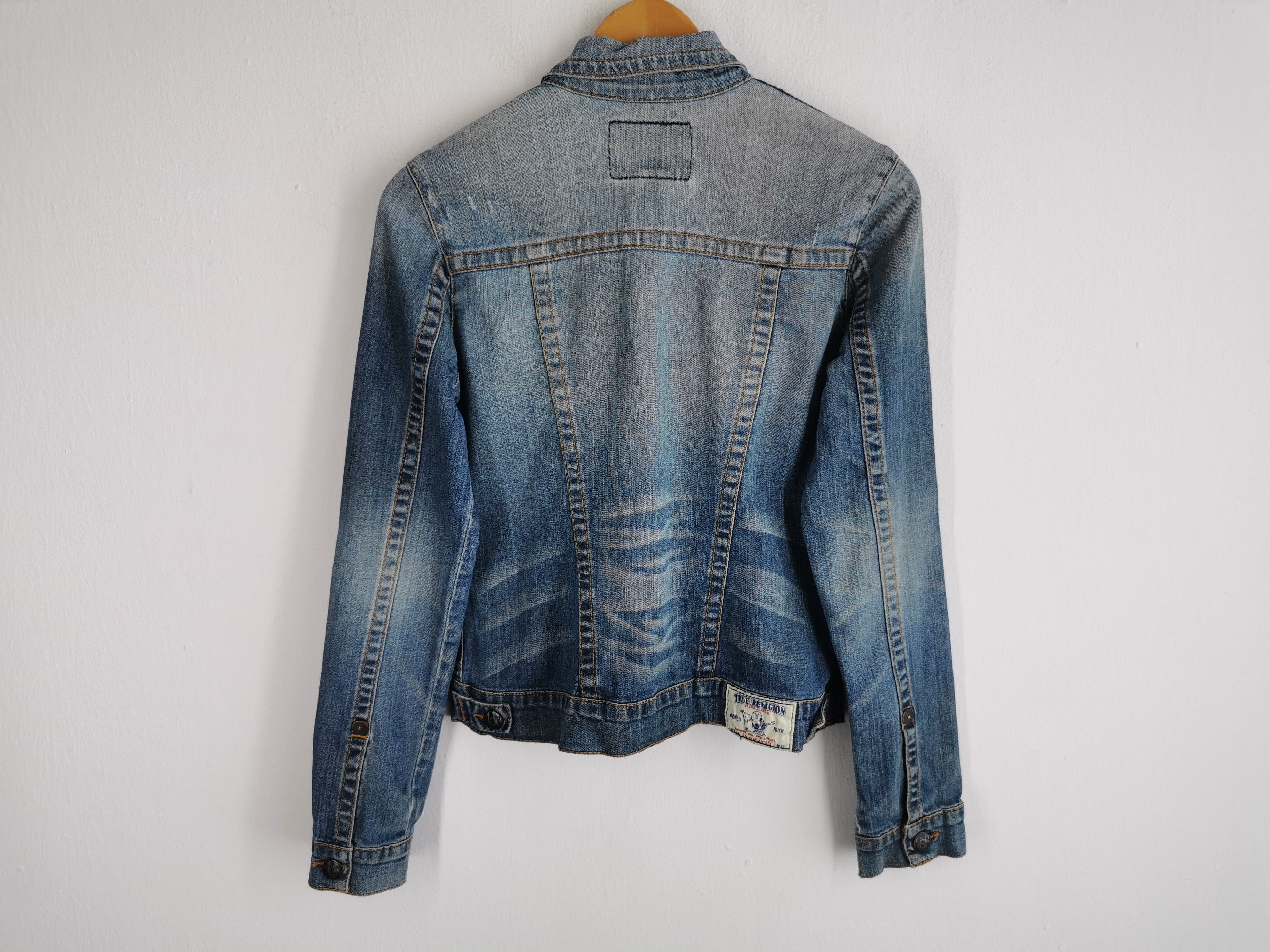True Religion Vintage True Religion Denim Jeans Trucker Jacket Size M Size US M / EU 48-50 / 2 - 3 Thumbnail