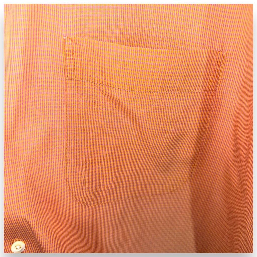 Gitman Bros. Gitman Brothers Orange Made in USA Button Down Shirt XXL Size US XXL / EU 58 / 5 - 5 Thumbnail