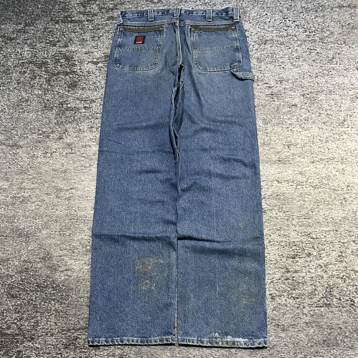 Wrangler VINTAGE WRANGLER BAGGY LOOSE FIT CARPENTER WORKWEAR JEANS Size US 36 / EU 52 - 1 Thumbnail