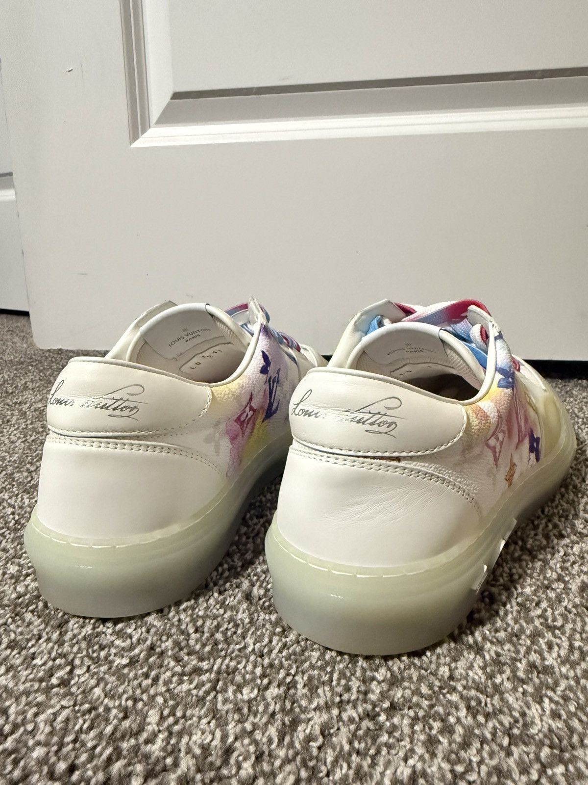 Louis Vuitton Lv Monogram Leather Sneakers Size US 8.5 / EU 41-42 - 8 Thumbnail