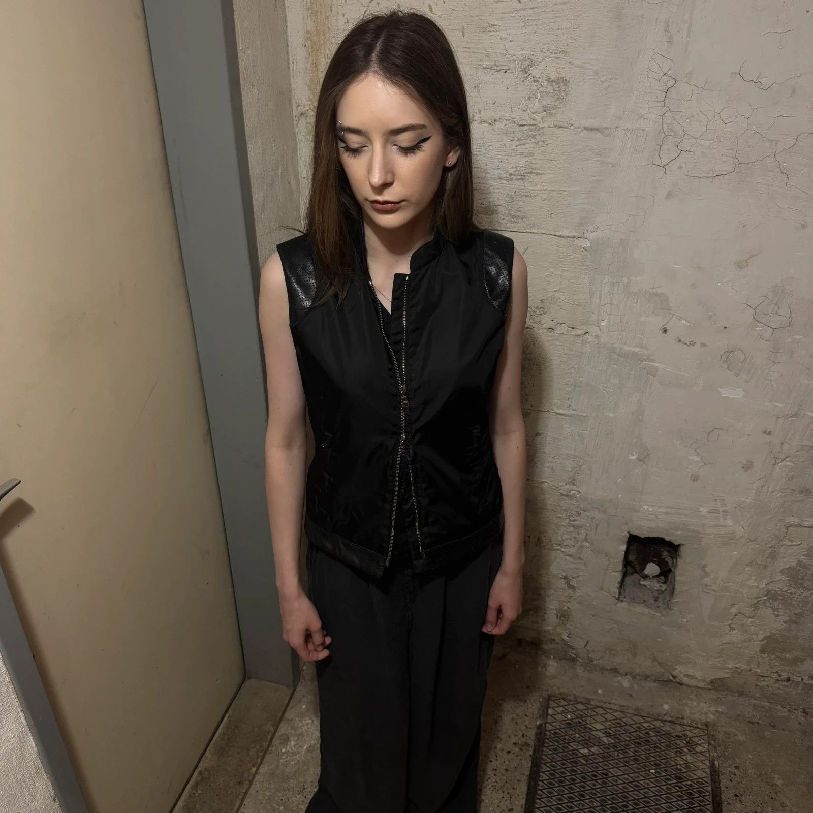 Prada Prada hybrid nylon & leather vest Size S / US 4 / IT 40 - 3 Thumbnail