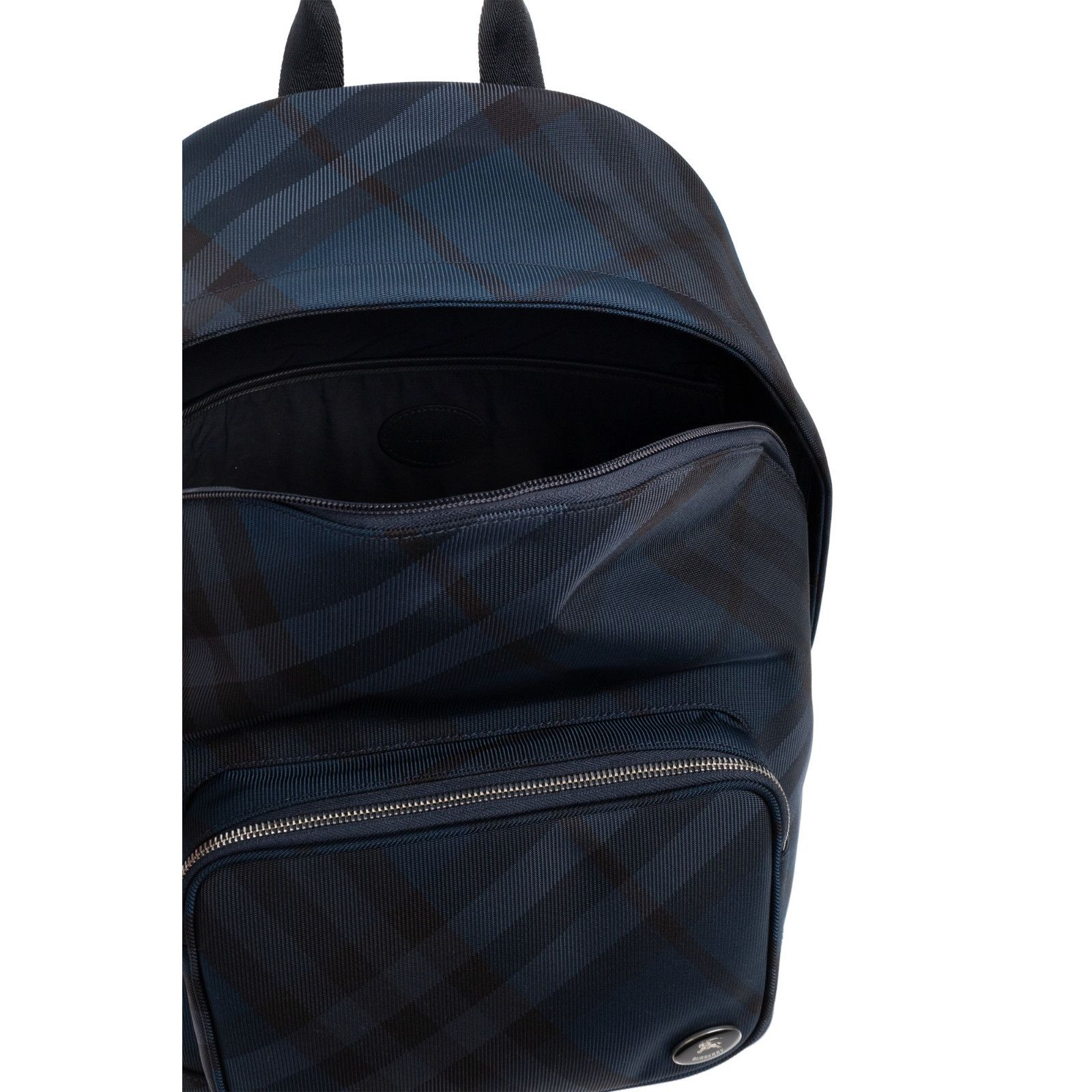 Burberry BURBERRY Blue Checkered Backpack New Size ONE SIZE - 4 Thumbnail