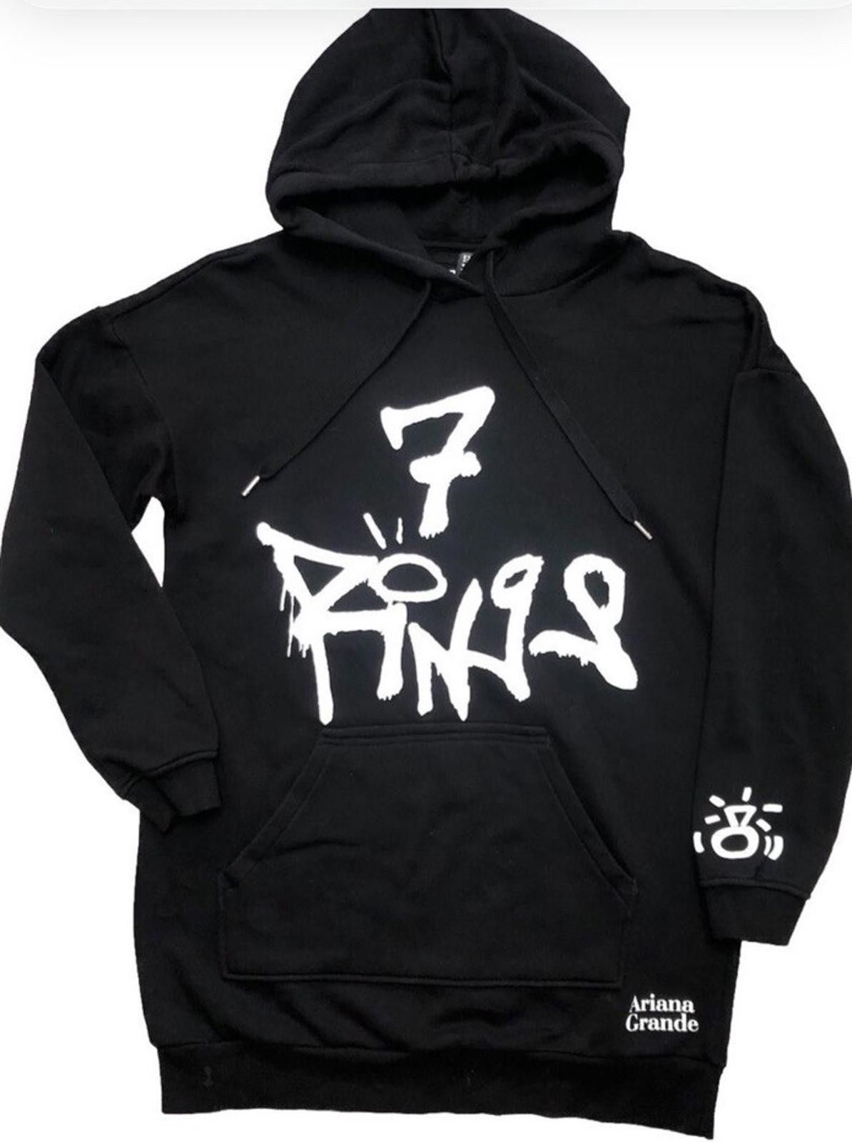 Divided ARIANA GRANDE HOODIE SIZE XS 7 RINGS Sweatshirt Oversized Size S / US 4 / IT 40 - 1 Thumbnail