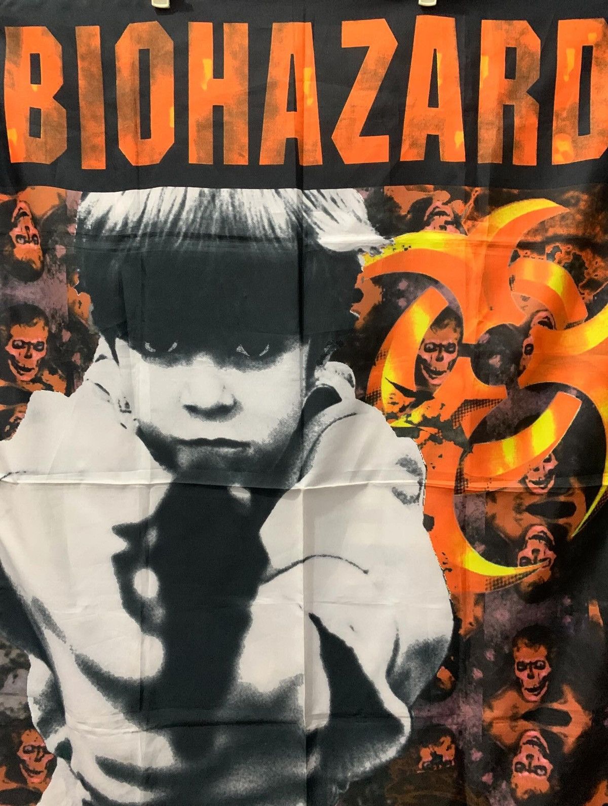 Band Tees 1994 Biohazard Tales From The Hardside Flag Size ONE SIZE - 2 Thumbnail