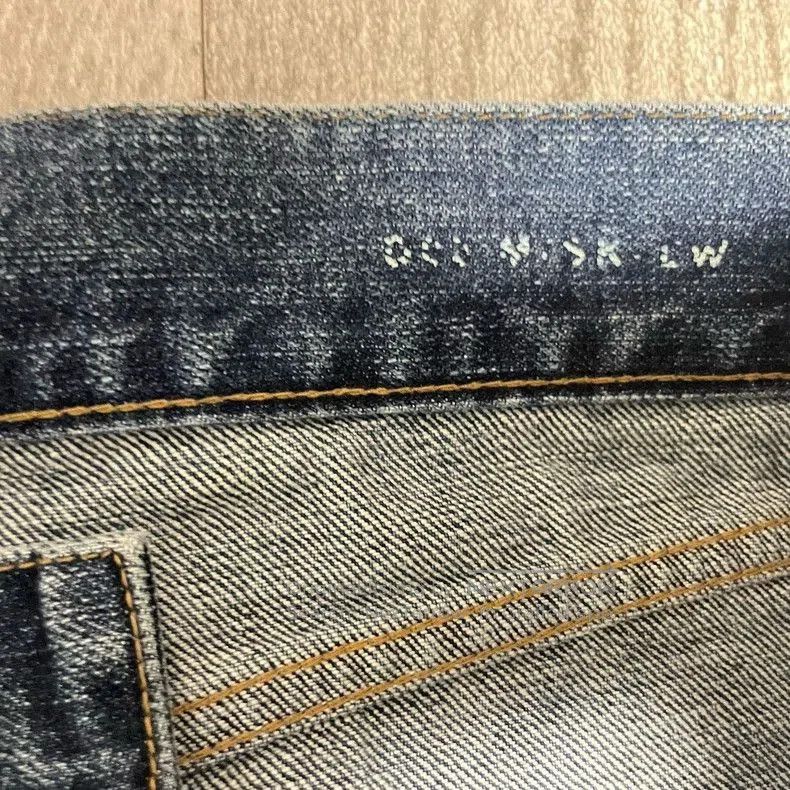 Saint Laurent D02 Distressed Blue Jeans.