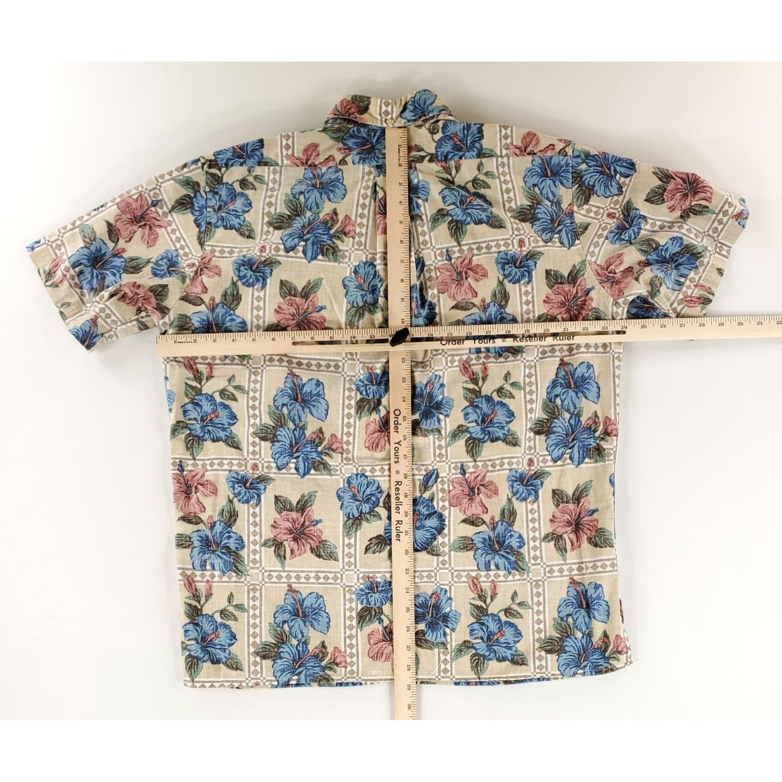 Reyn Spooner Reyn Spooner Shirt Art of Eddy Y Button Down Hawaiian Short Sleeve Mens L Multicolor Shirt Size US L / EU 52-54 / 3 - 7 Thumbnail