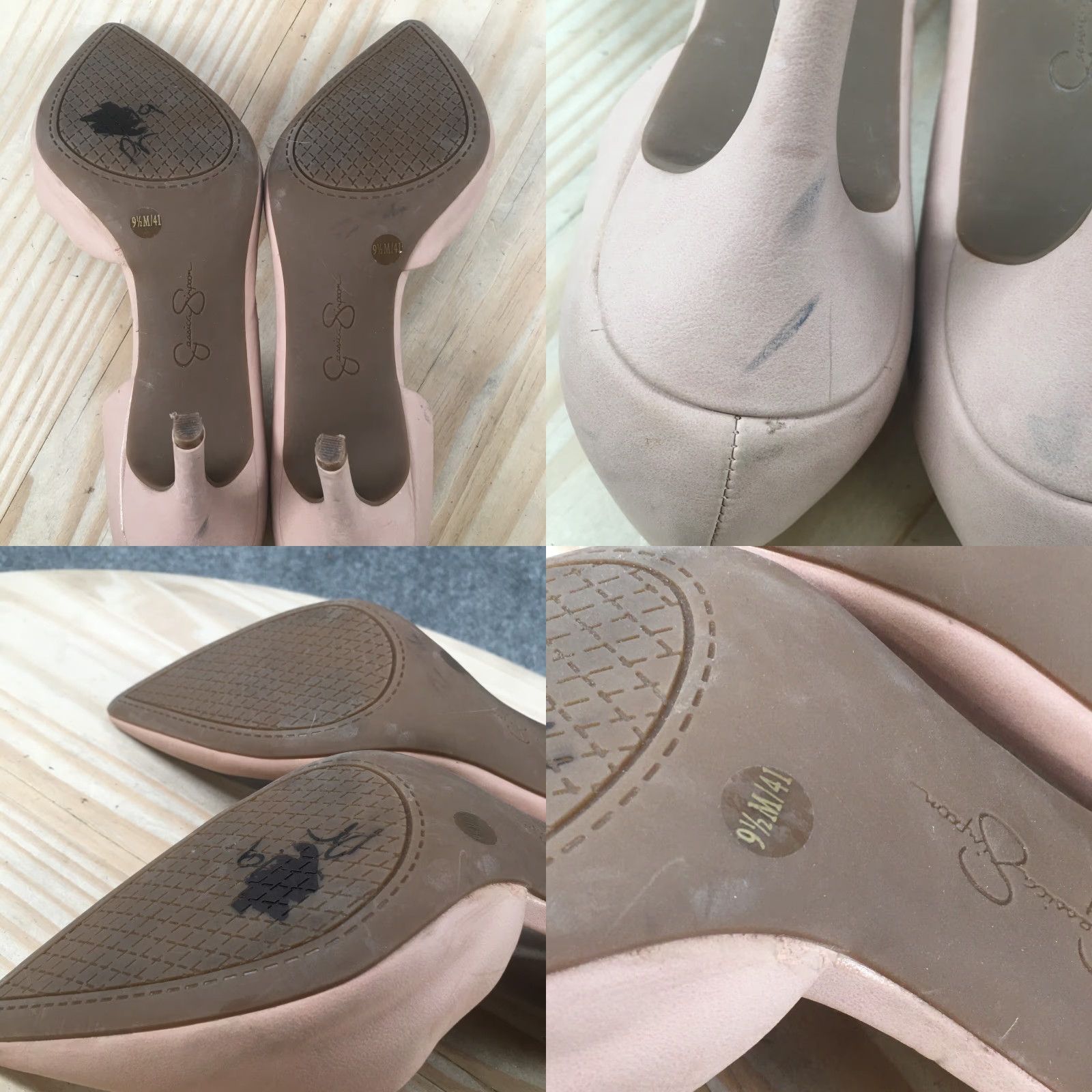 Jessica Simpson Jessica Simpson High Heels Womens 9.5 M Pointed Toe Stiletto Slip On Pump Pink Size US 10 / IT 40 - 9 Thumbnail
