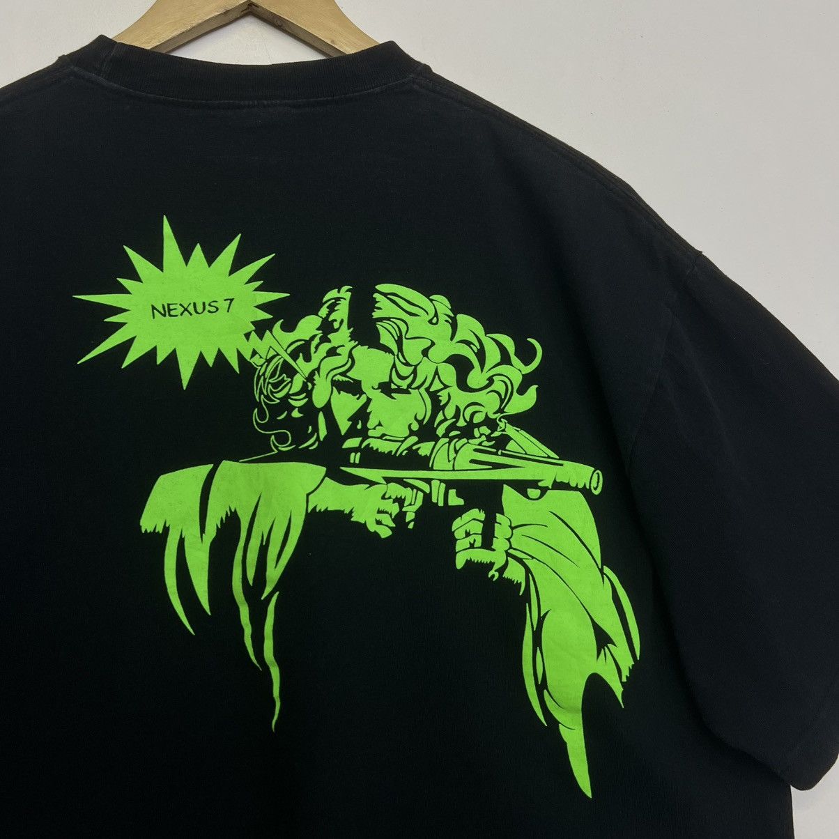 NEXUSVII VINTAGE NEXUS 7 OVERSIZE NEON SPELLOUT TSHIRT Size US XL / EU 56 / 4 - 6 Thumbnail