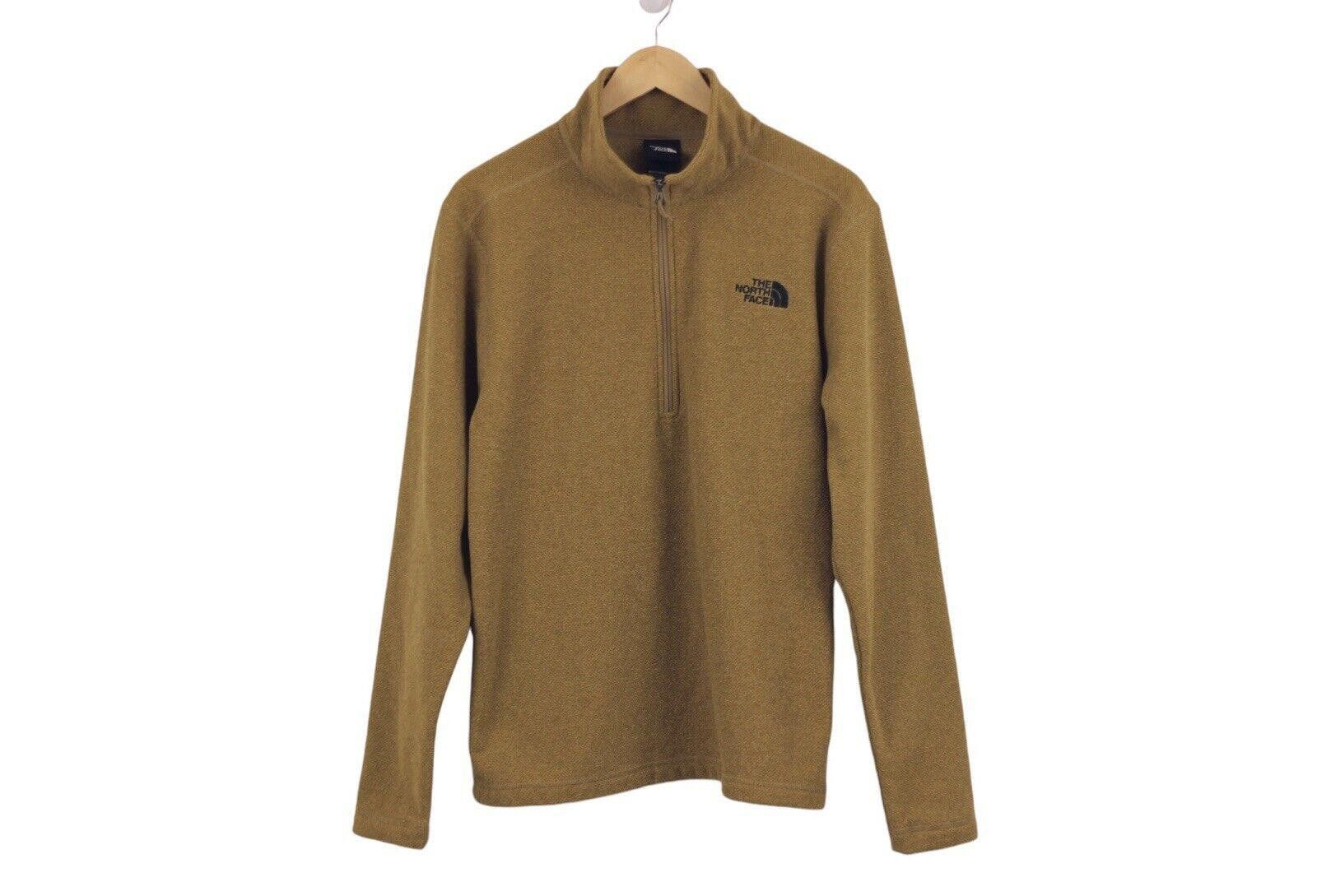 The North Face North Face Mens Cap Rock 1/4 Zip Fleece Pullover Tan M Size US M / EU 48-50 / 2 - 1 Thumbnail