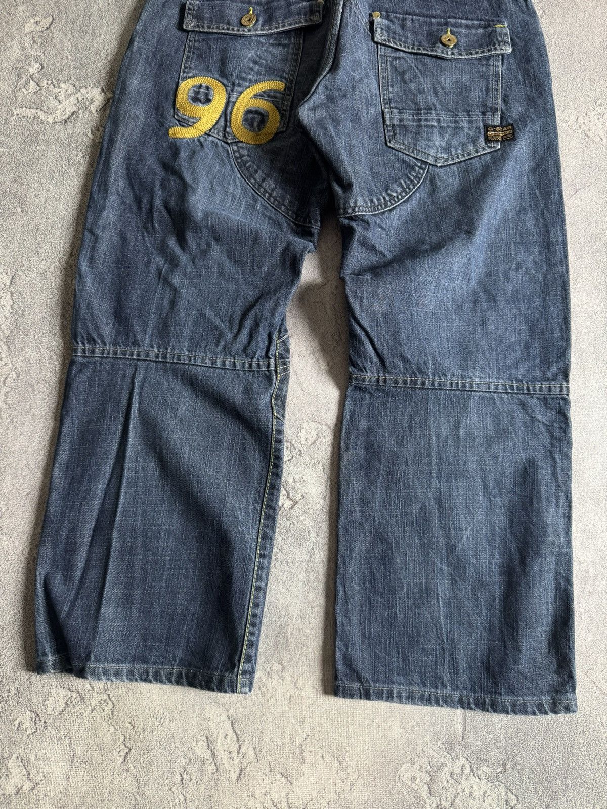 G-Star G star raw 34 cargo denim baggy pants jeans trousers y2k 90s Size US 34 / EU 50 - 6 Thumbnail