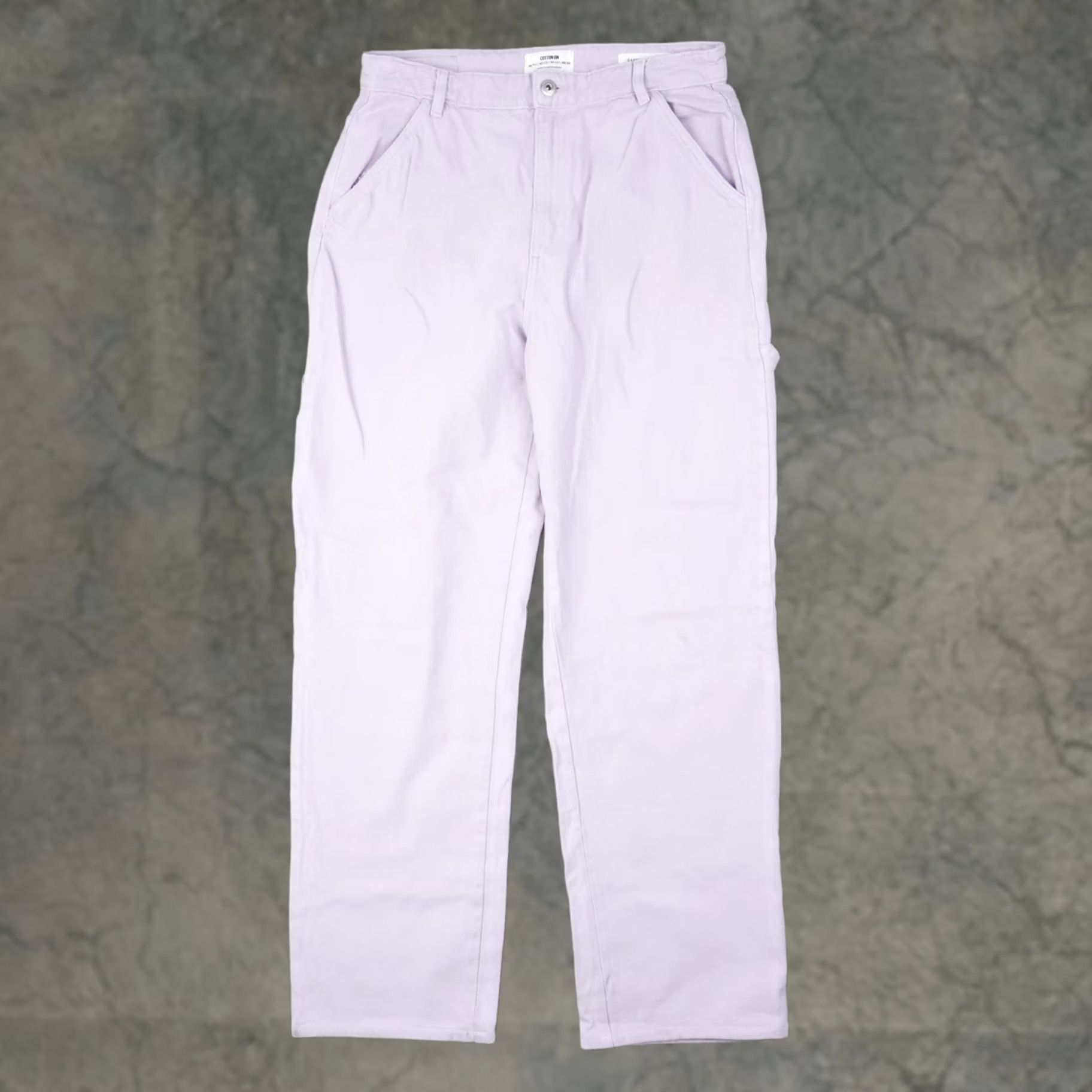 Cotton On Cotton On Carpenter Denim Wide Leg Jeans Womens Purple Light Wash 32x33 Size 24" / US 00 / IT 34 - 1 Thumbnail