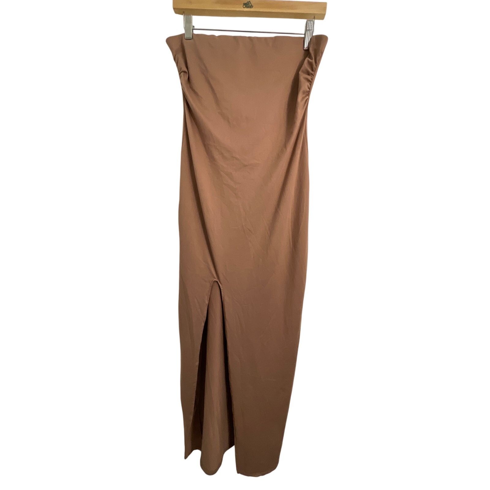 Other Heart & Hips Women's Strapless Bodycon Tube Maxi Dress Slit Size L / US 10 / IT 46 - 1 Thumbnail
