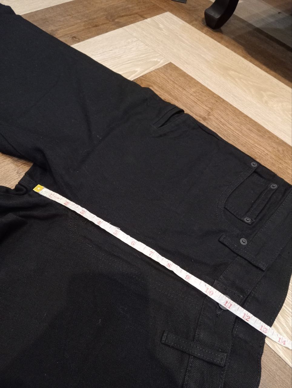Maison MIHARA YASUHIRO GU MIHARAYASUHIRO GOOD INSPIRATION BLACK JEANS Size US 35 - 13 Thumbnail