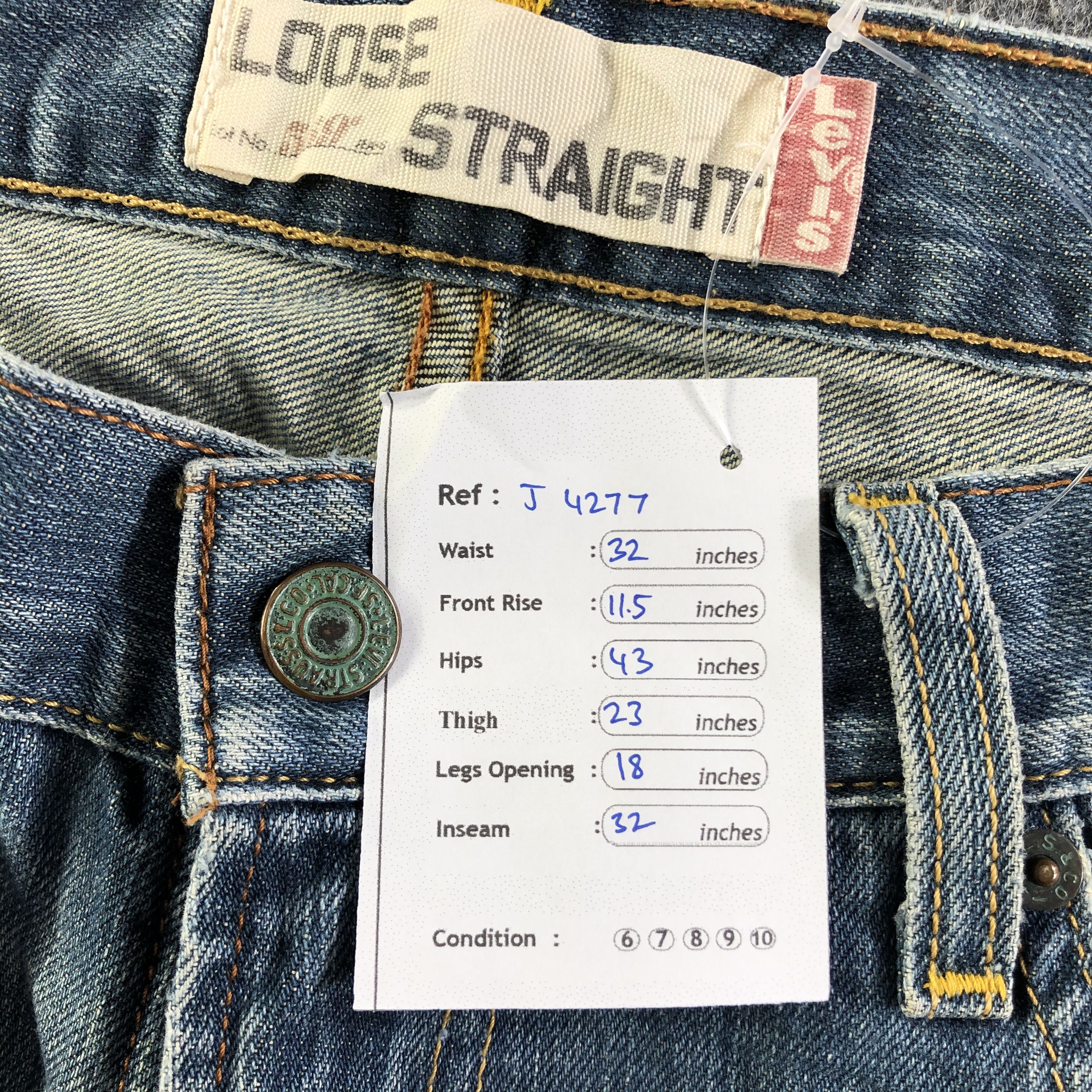 Levi's Vintage Levis 569 Jeans-J4277 Size US 32 / EU 48 - 13 Thumbnail