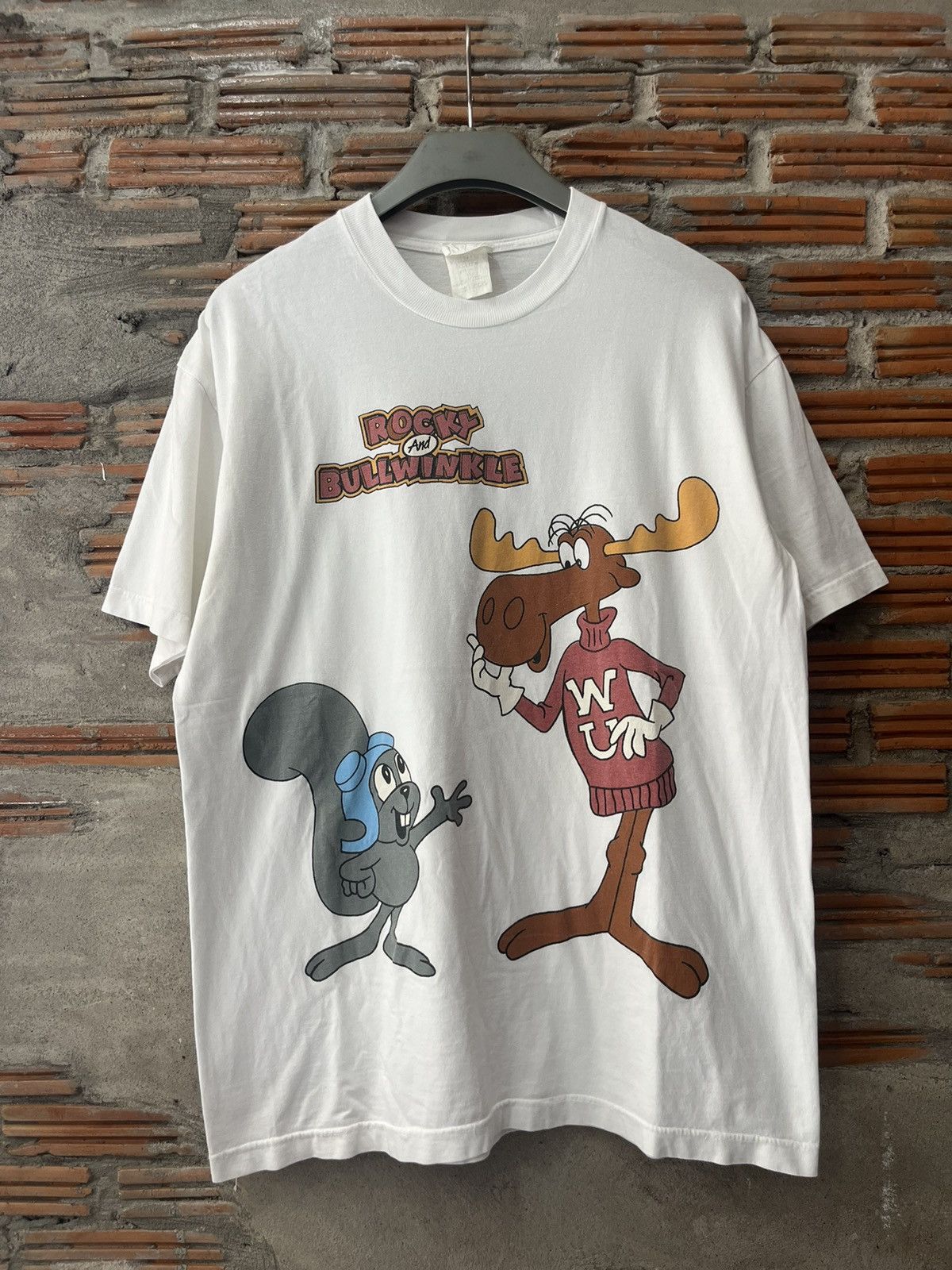 Cartoon Network Vintage ROCKY And BULLWINKLE 90’s Tshirt Size US L / EU 52-54 / 3 - 2 Thumbnail