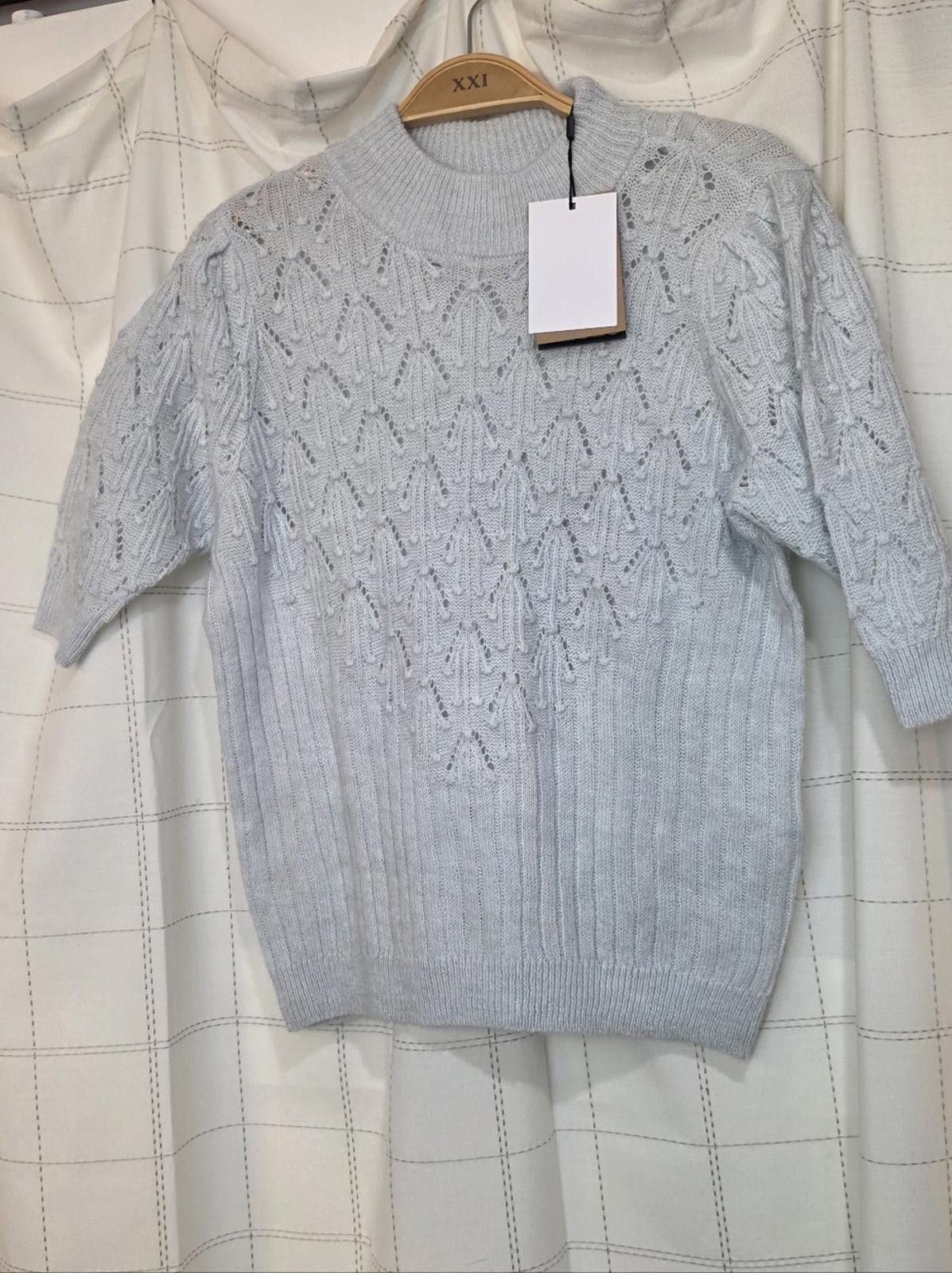 One Piece Pieces Wool Blend Sweater Size XS / US 0-2 / IT 36-38 - 2 Thumbnail
