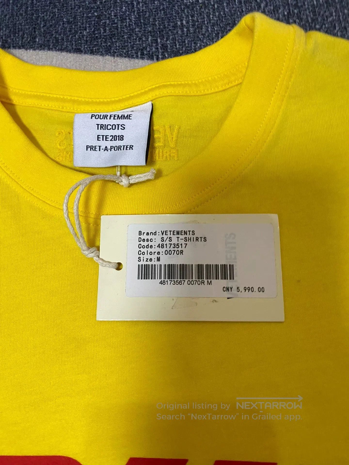 Vetements vetements color block short sleeve t-shirt. Size US M / EU 48-50 / 2 - 5 Thumbnail