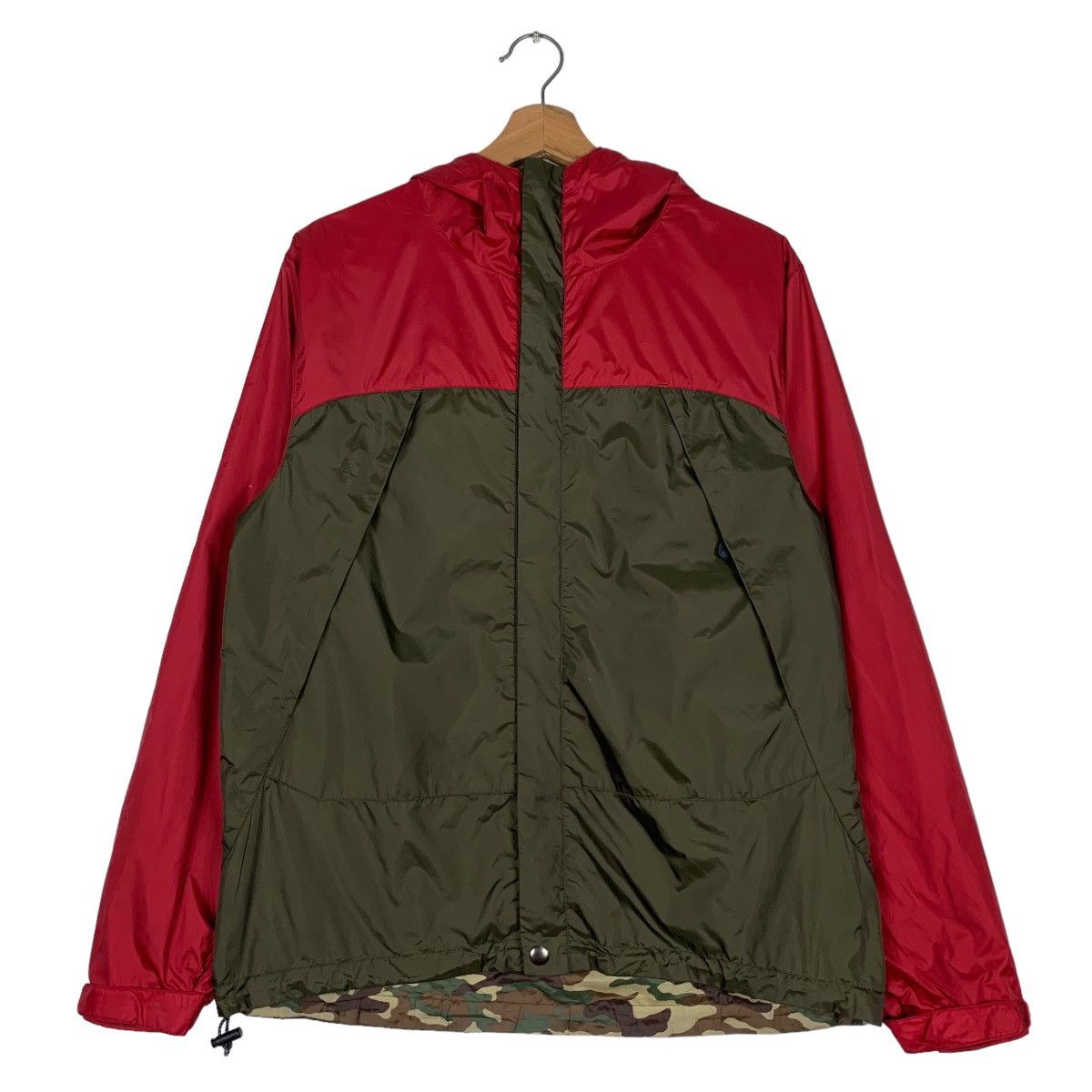 Japanese Brand STONEHEAD Colorblock Camo Lined Hoodie Jacket #0900-C40 Size US M / EU 48-50 / 2 - 10 Thumbnail