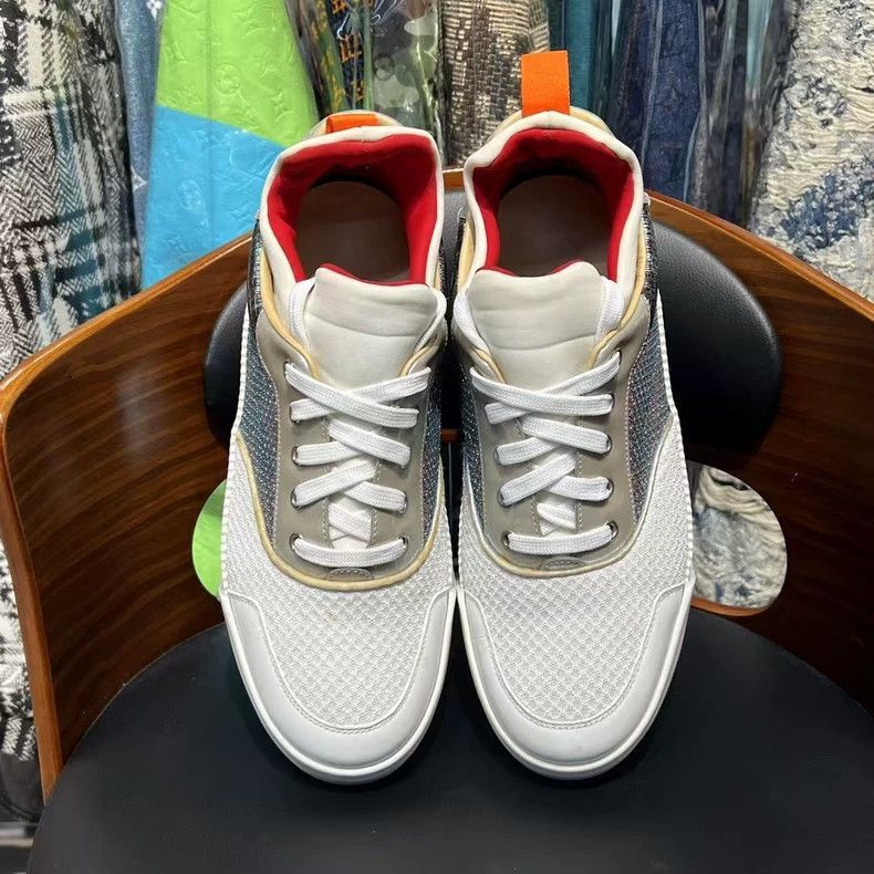 Balenciaga White and Blue Athletic Sneakers-2505 Size US 10.5 / EU 43-44 - 5 Thumbnail