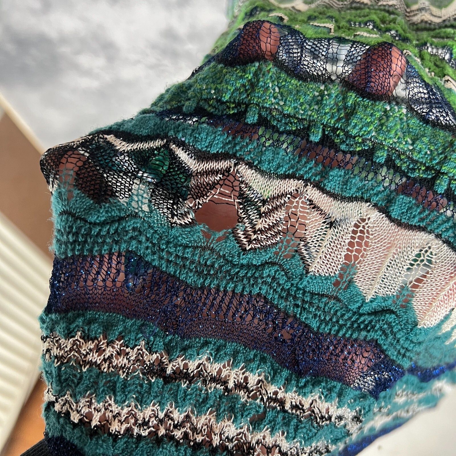 Missoni Missoni Vest Sweater Women's Size M Multicolor Sleeveless ` Size M / US 6-8 / IT 42-44 - 6 Thumbnail